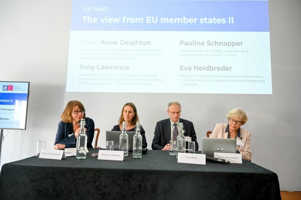 Professor Pauline Schnapper, Professor Eva Heidbreder, Dr Tony Lawrence, Professor Anne Deighton