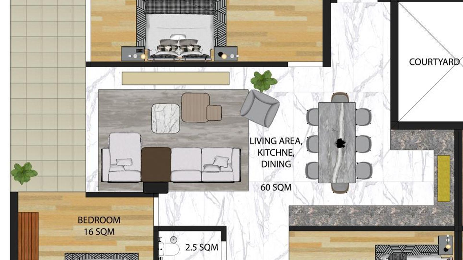 2 Bedroom