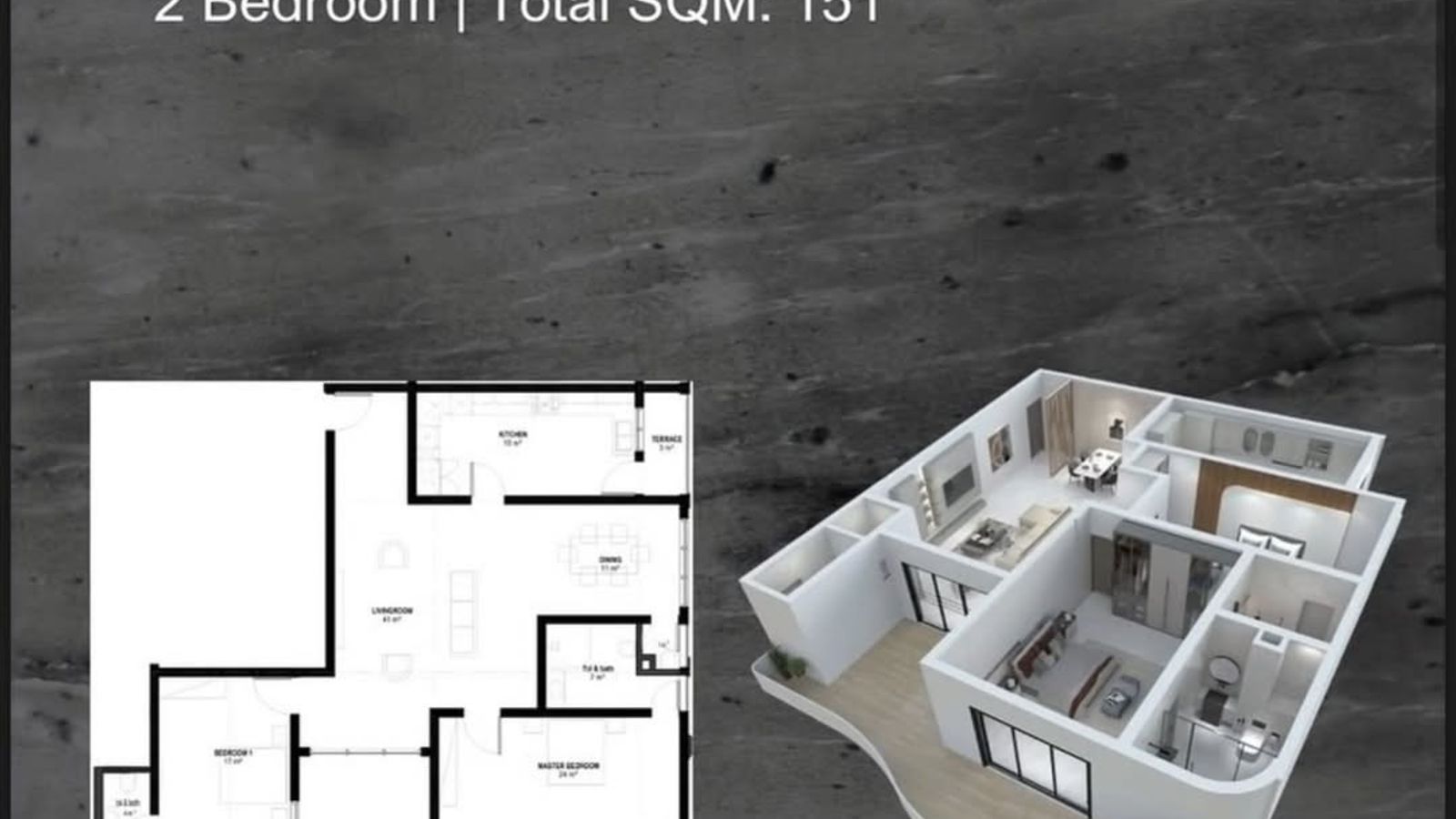 2 &3 Bedroom Apartment
