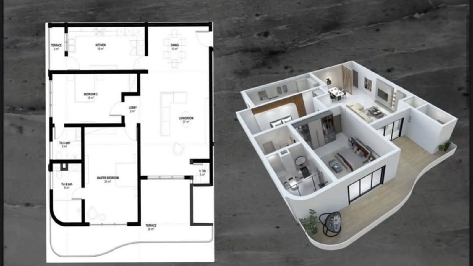2 Bedroom Penthouse