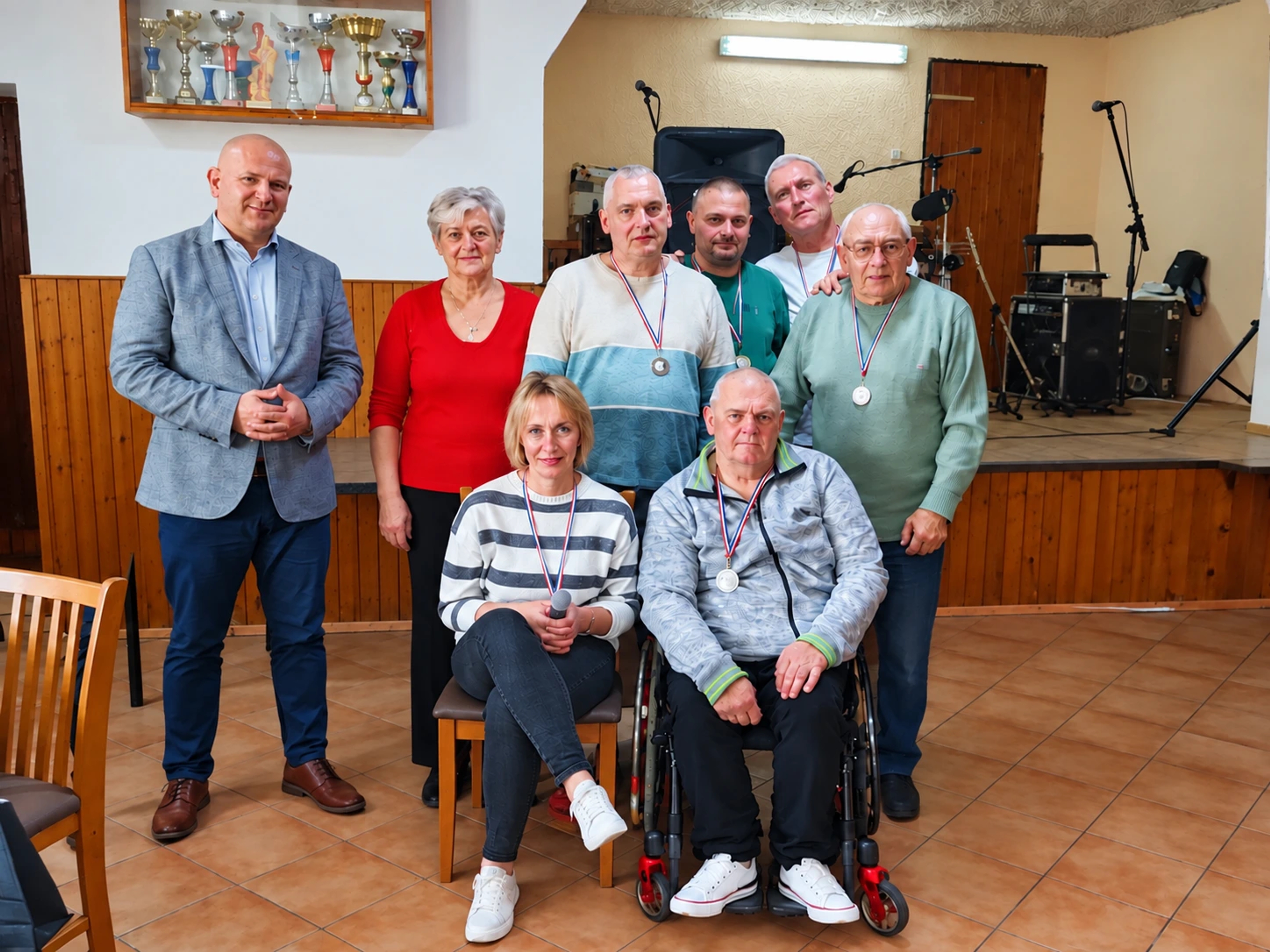 Članovi Parasportske udruge Križevci na zajedničkoj fotografiji