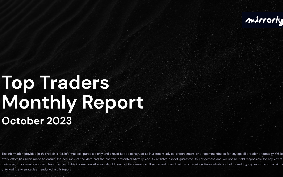 Top Traders Report - Oct ‘23