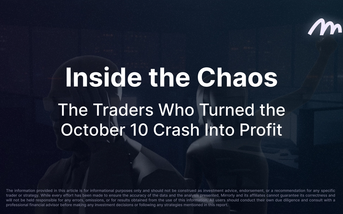 Inside the Chaos: The Traders Who Turned the October 10 Crash Into Profit
