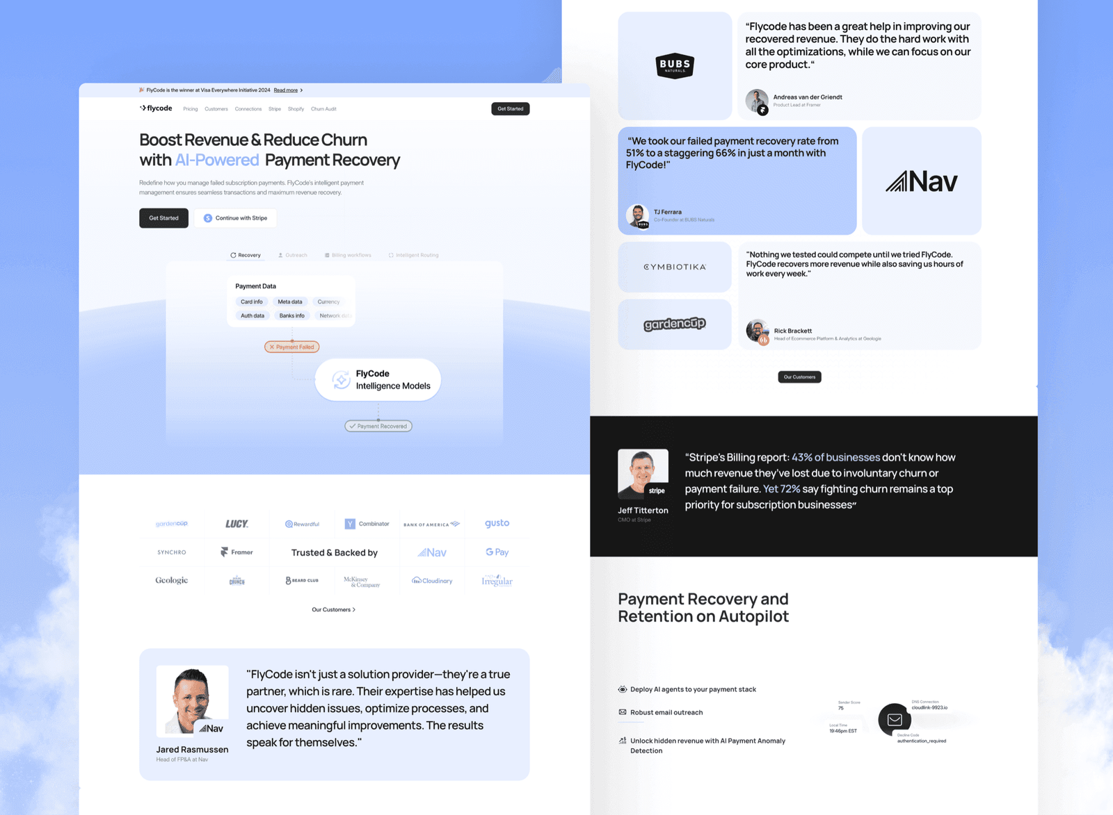 FlyCode website, image 4, by AGR Studio