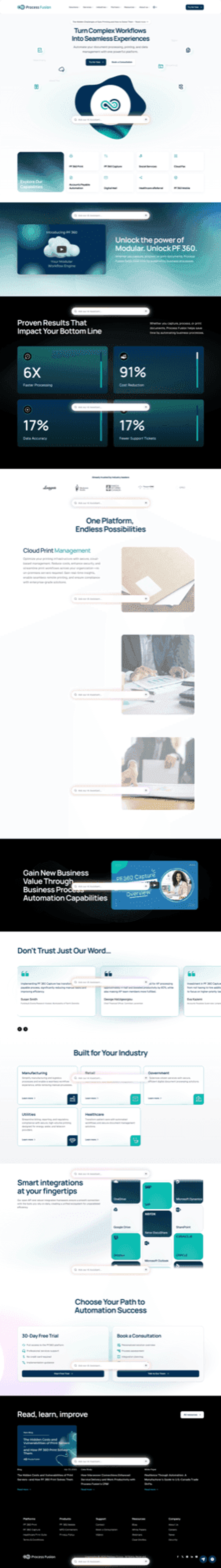 ProcessFusion website, image 3, by AGR Studio