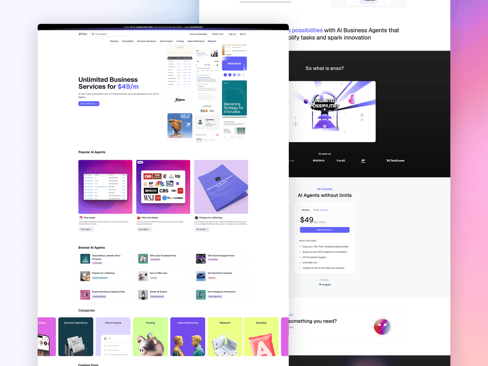 Enso Bot website, image 2, by AGR Studio