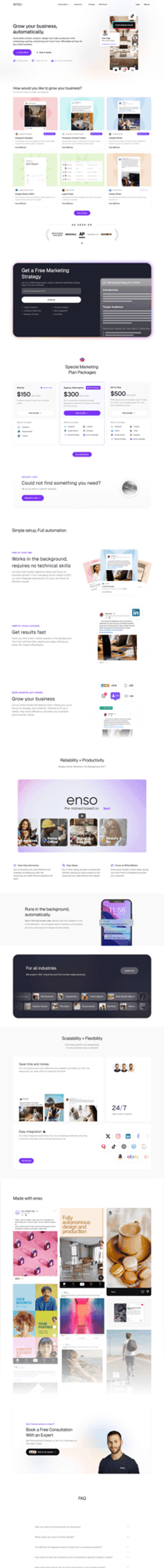 Enso Bot website, image 4, by AGR Studio