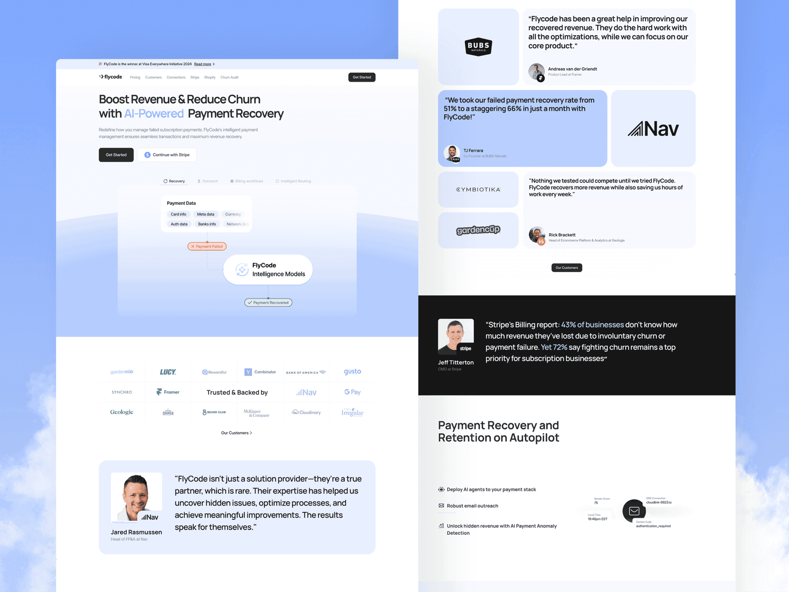 FlyCode website, image 3, by AGR Studio
