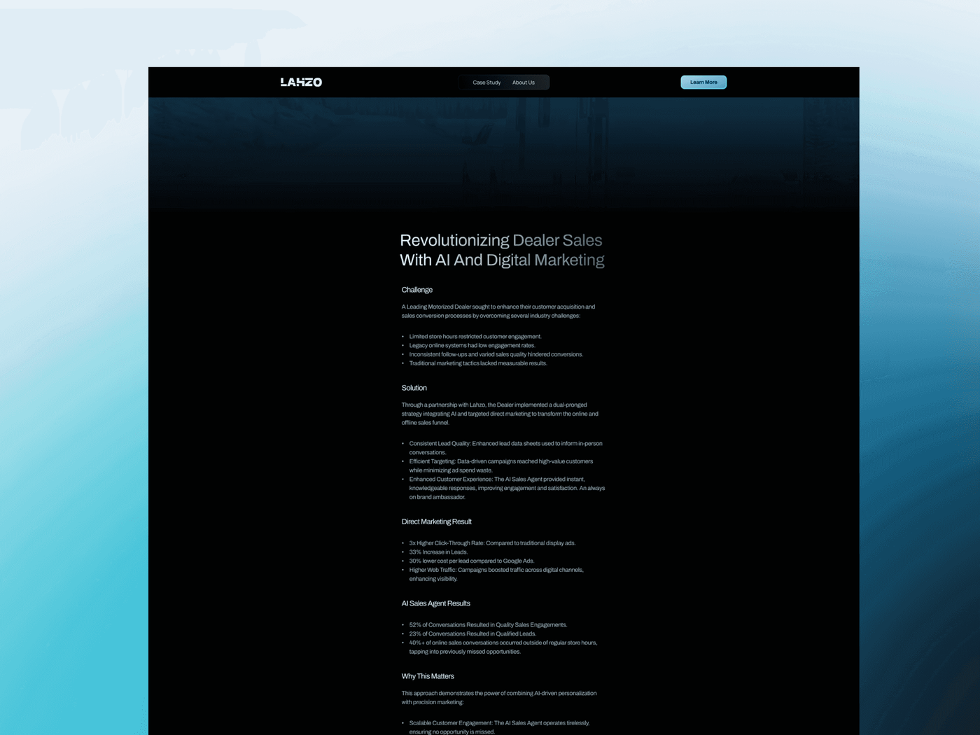 Lahzo website, image 2, by AGR Studio