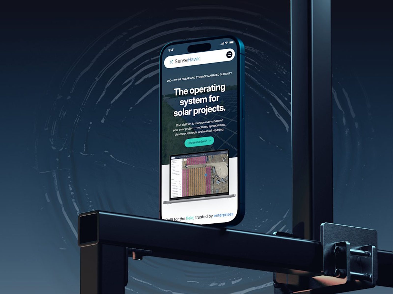 SenseHawk website, image 3, by AGR Studio