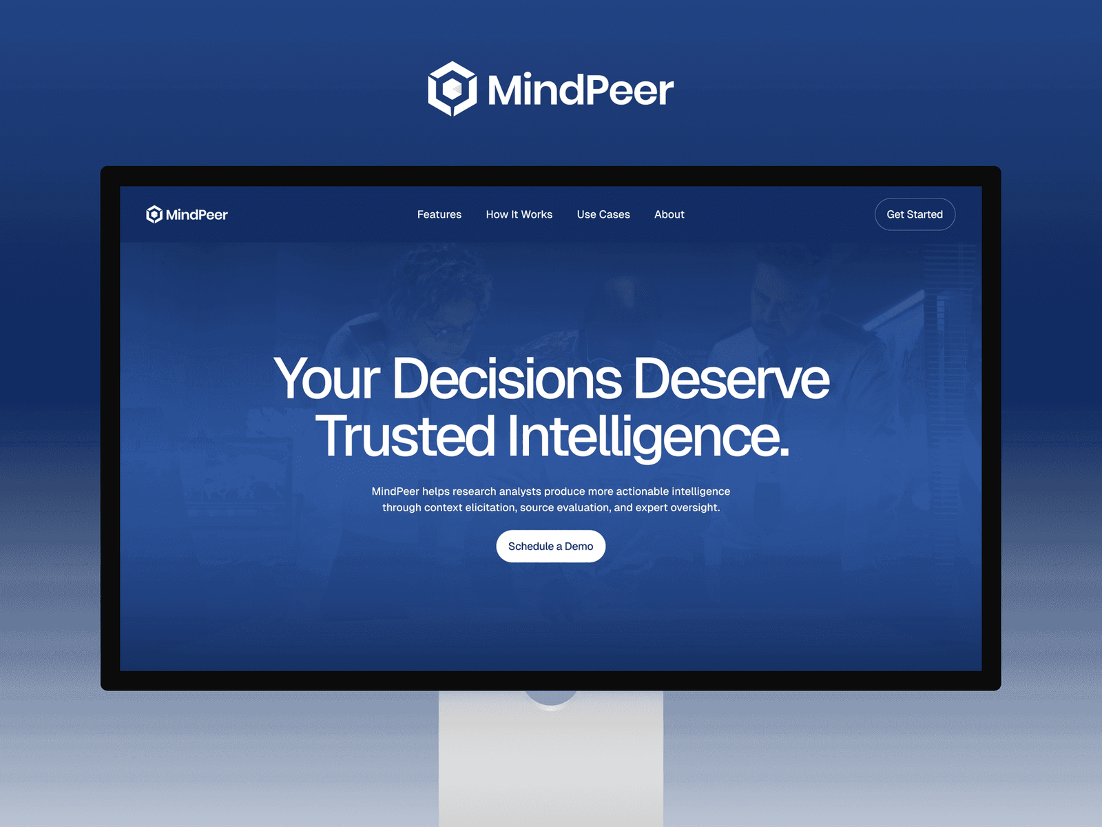 MindPeer website, image 2, by AGR Studio