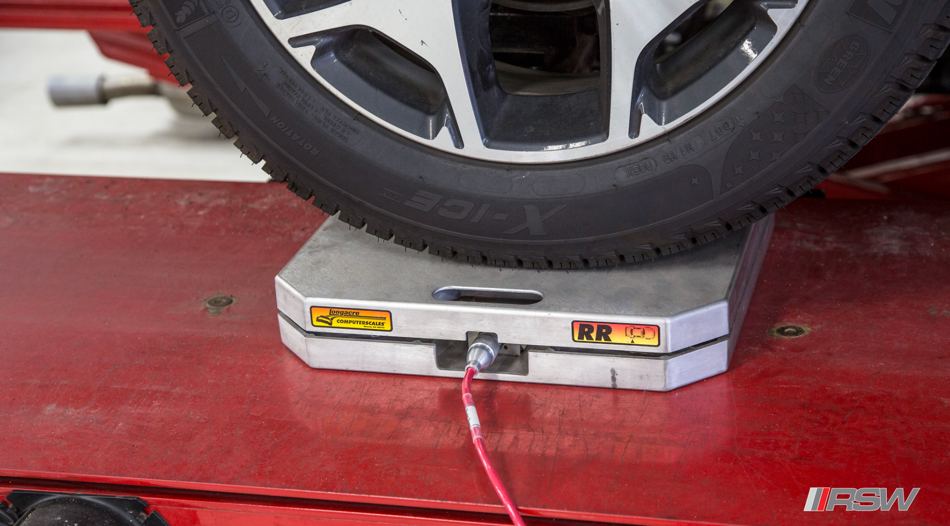 Tire service and installation being performed at RSW Auto Repair in Kinnelon, New Jersey