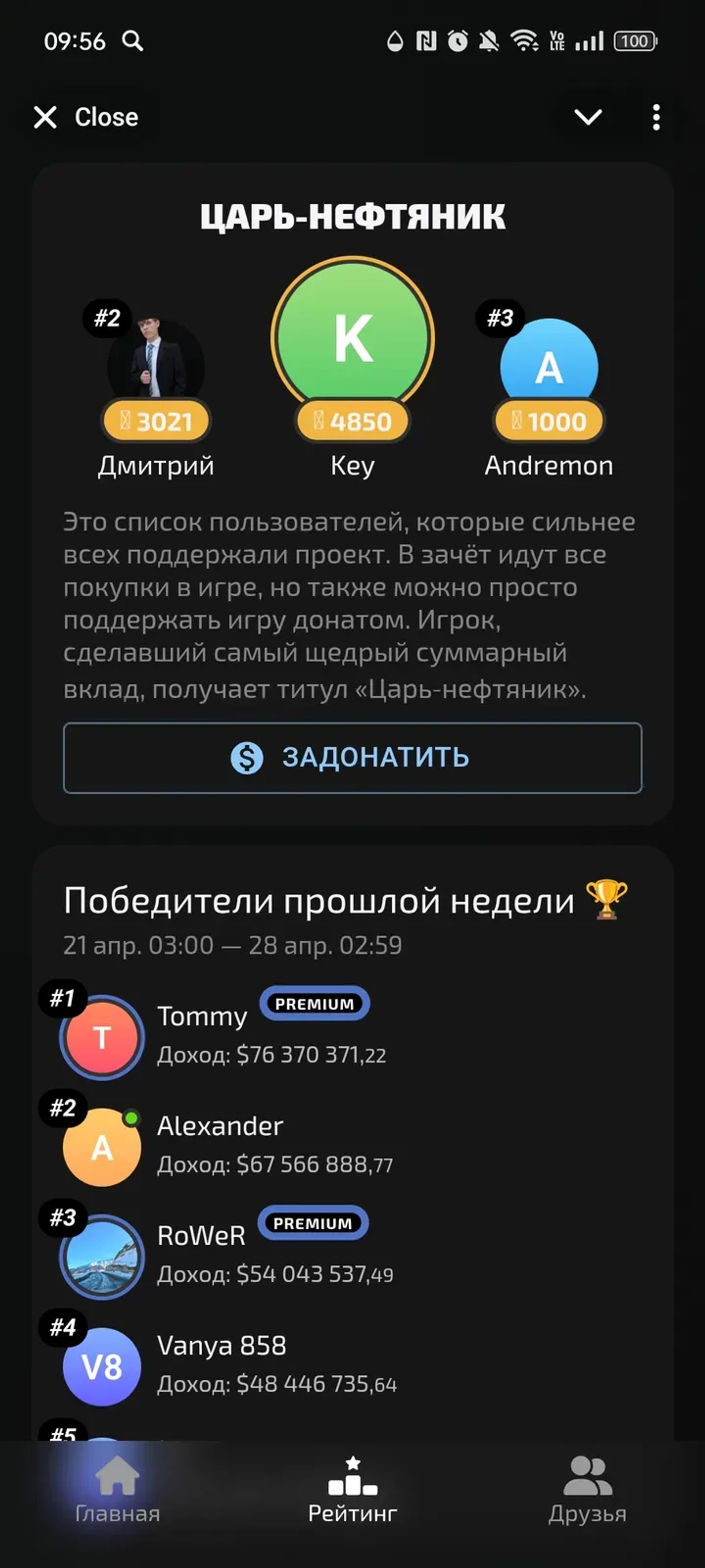 Игра «НЕФТЬ» в Телеграм — скриншот 3