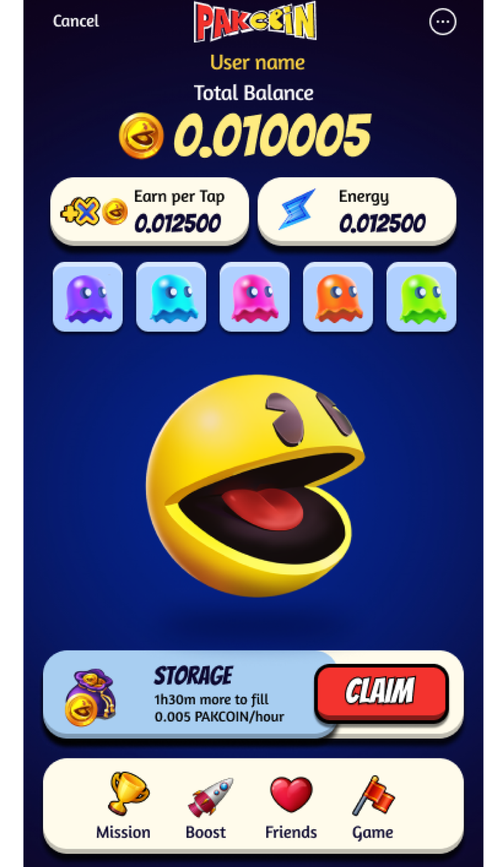 PAKCOIN KOMBAT в Телеграм — скриншот 1