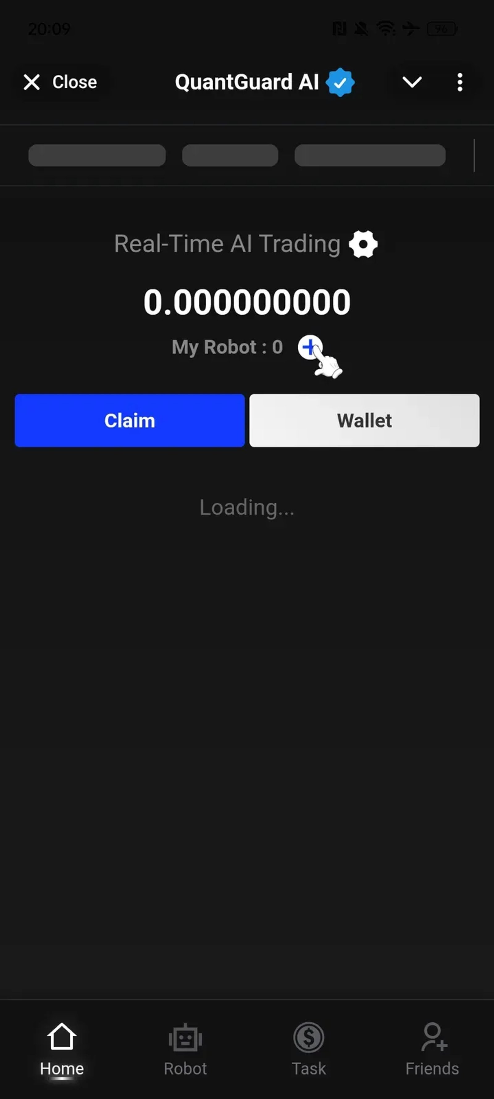 ETH Miner App Telegram Screenshot 1