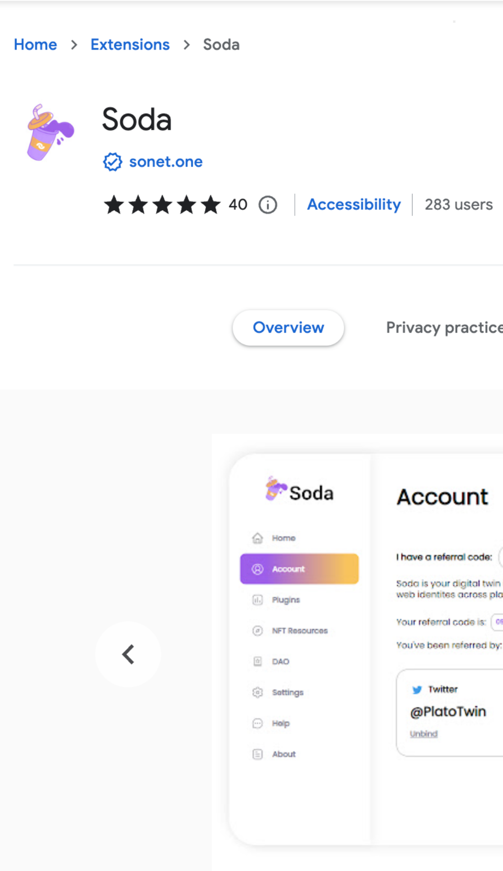 Sonet в Телеграм — скриншот 4