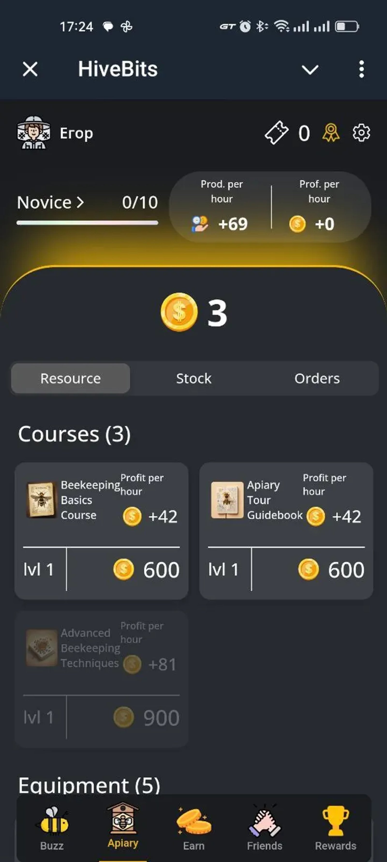 HiveBits в Телеграм — скриншот 1