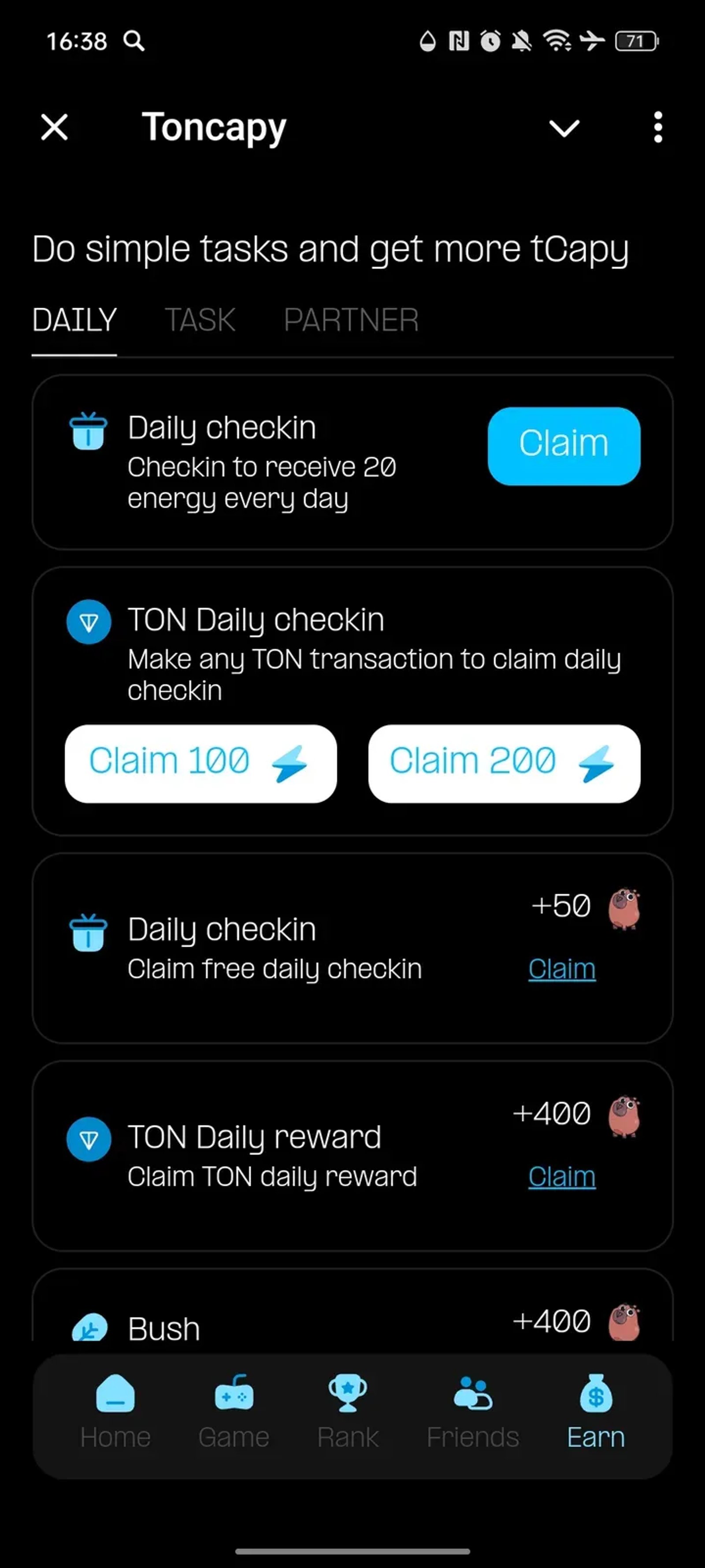 Toncapy в Телеграм — скриншот 5