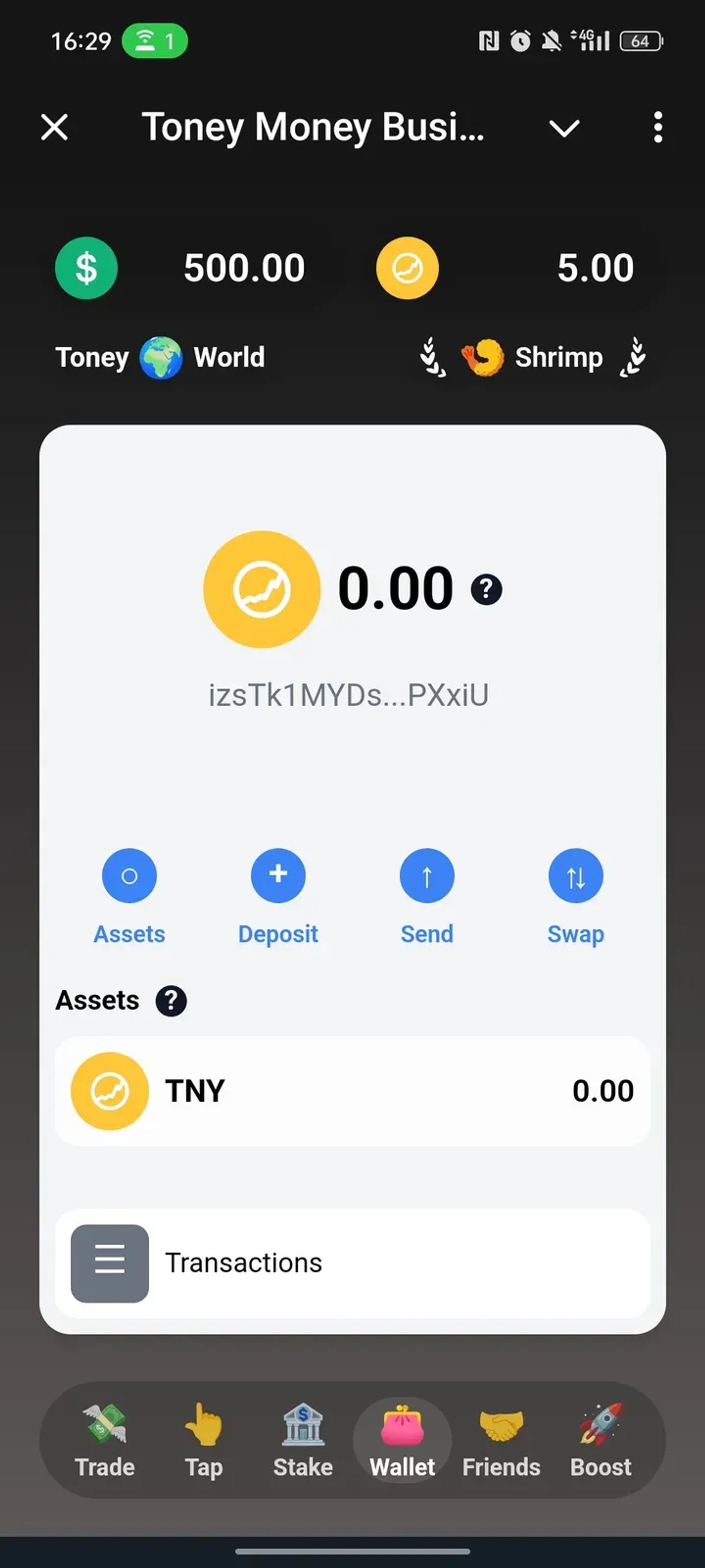 Toney Money Business в Телеграм — скриншот 4