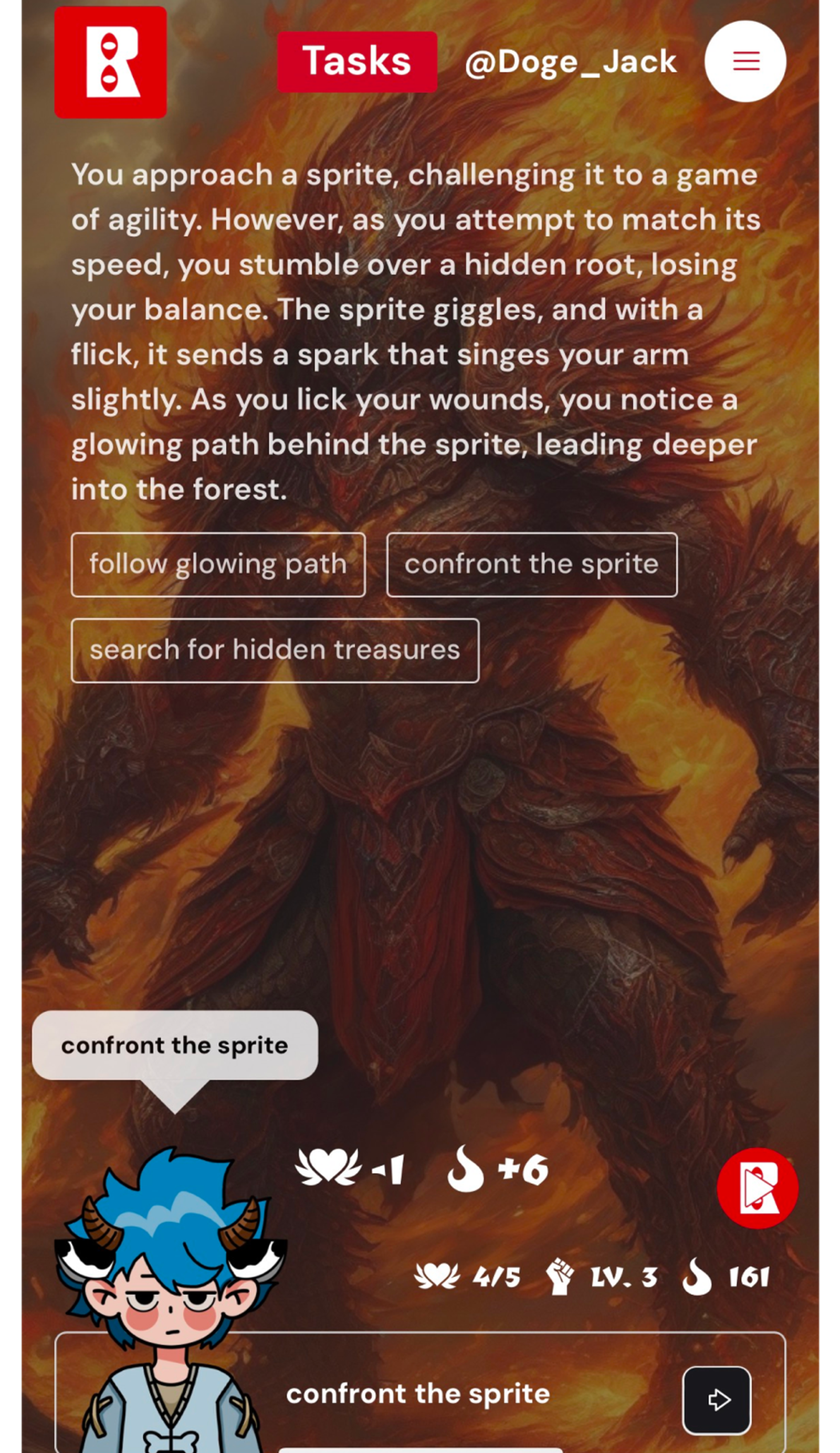 The Five Realms в Телеграм — скриншот 4