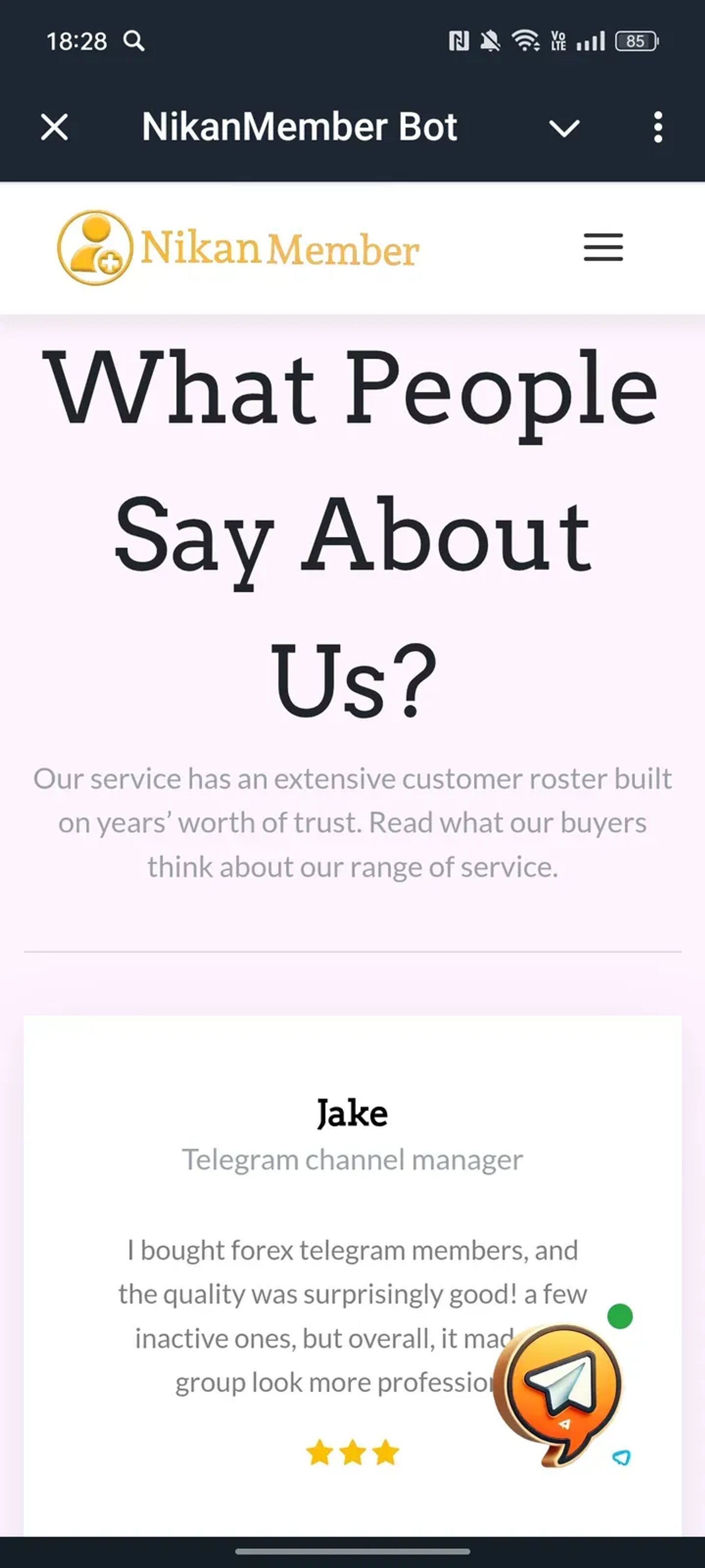 NikanMember Bot Telegram Screenshot 4