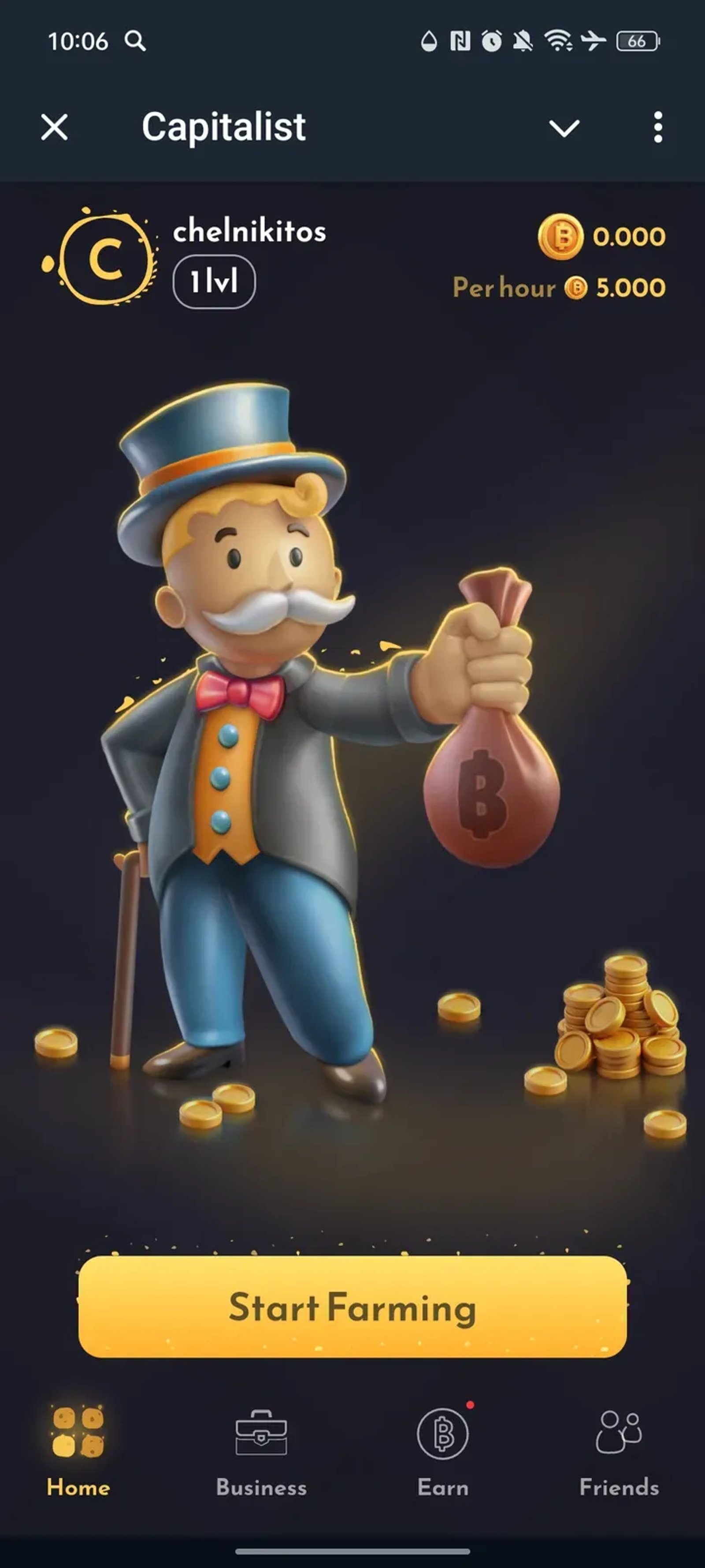 Capitalist в Телеграм — скриншот 1