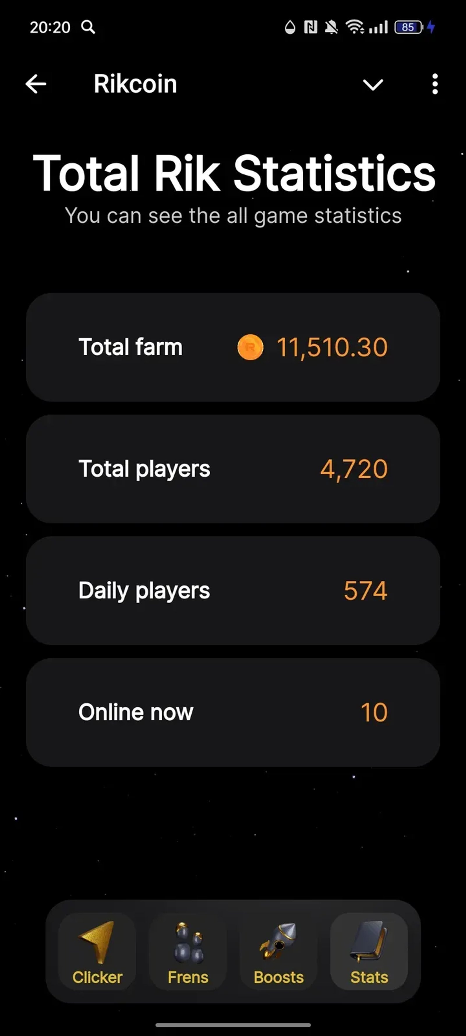 Rikcoin Telegram Screenshot 4