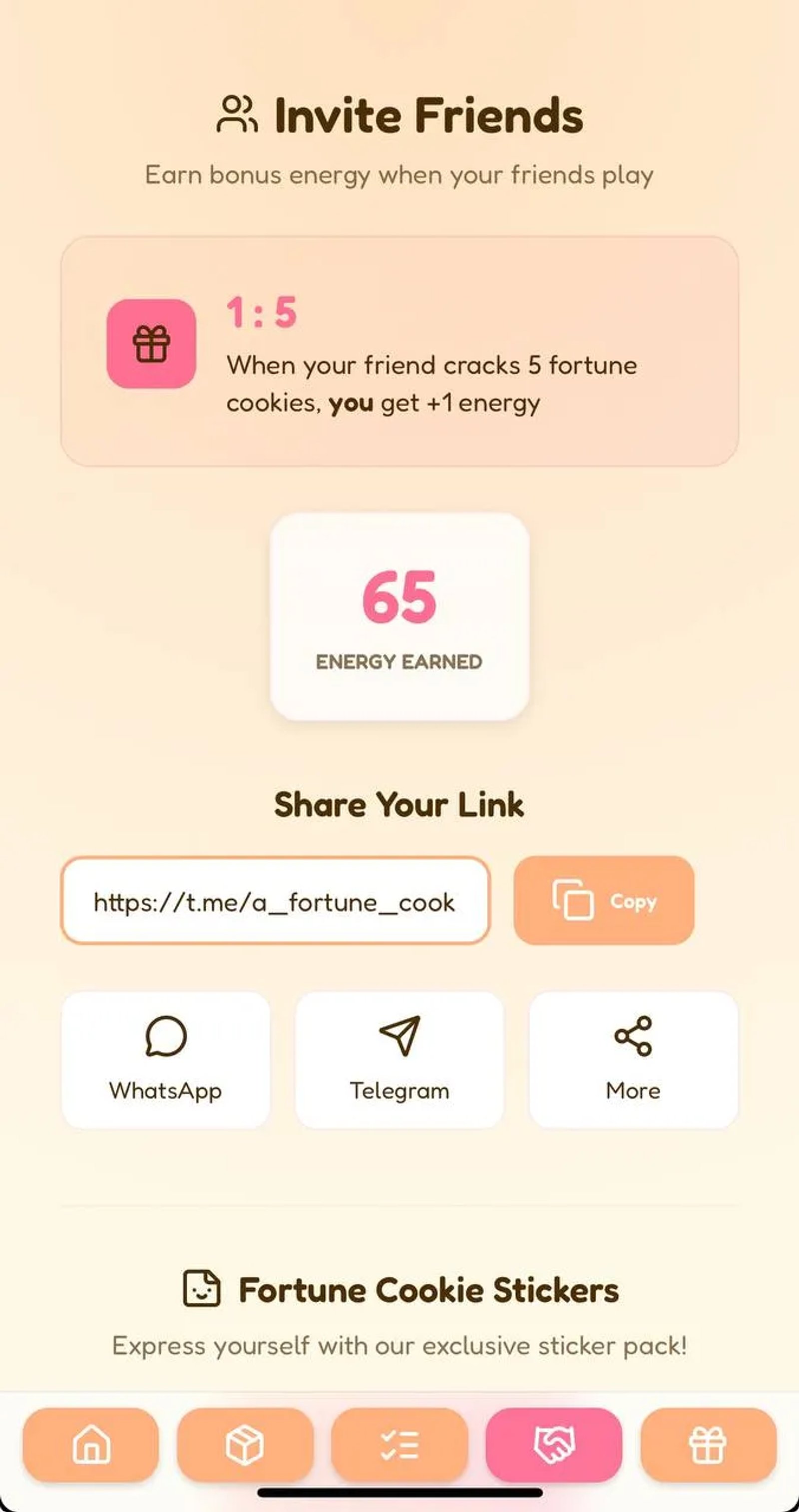 Cookie Cracker P2E - Play To Earn Game Telegram Screenshot 3