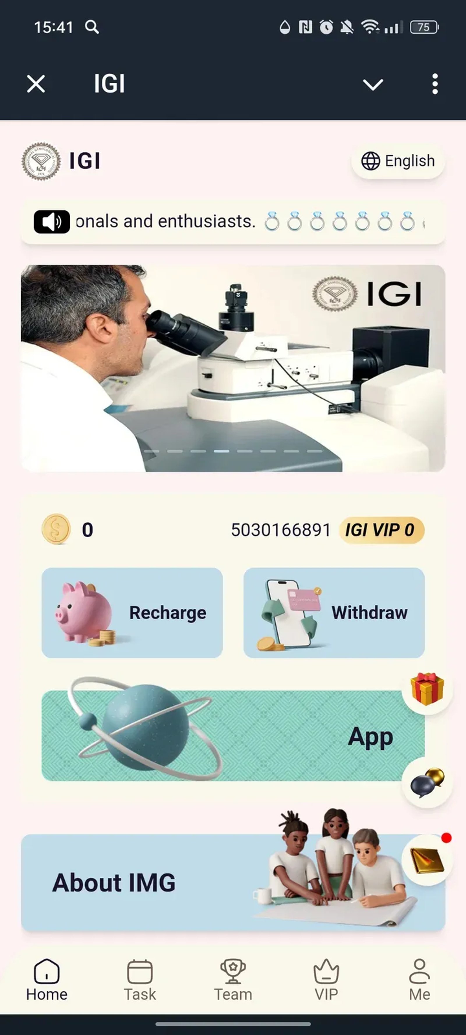 IGI Telegram Screenshot 1