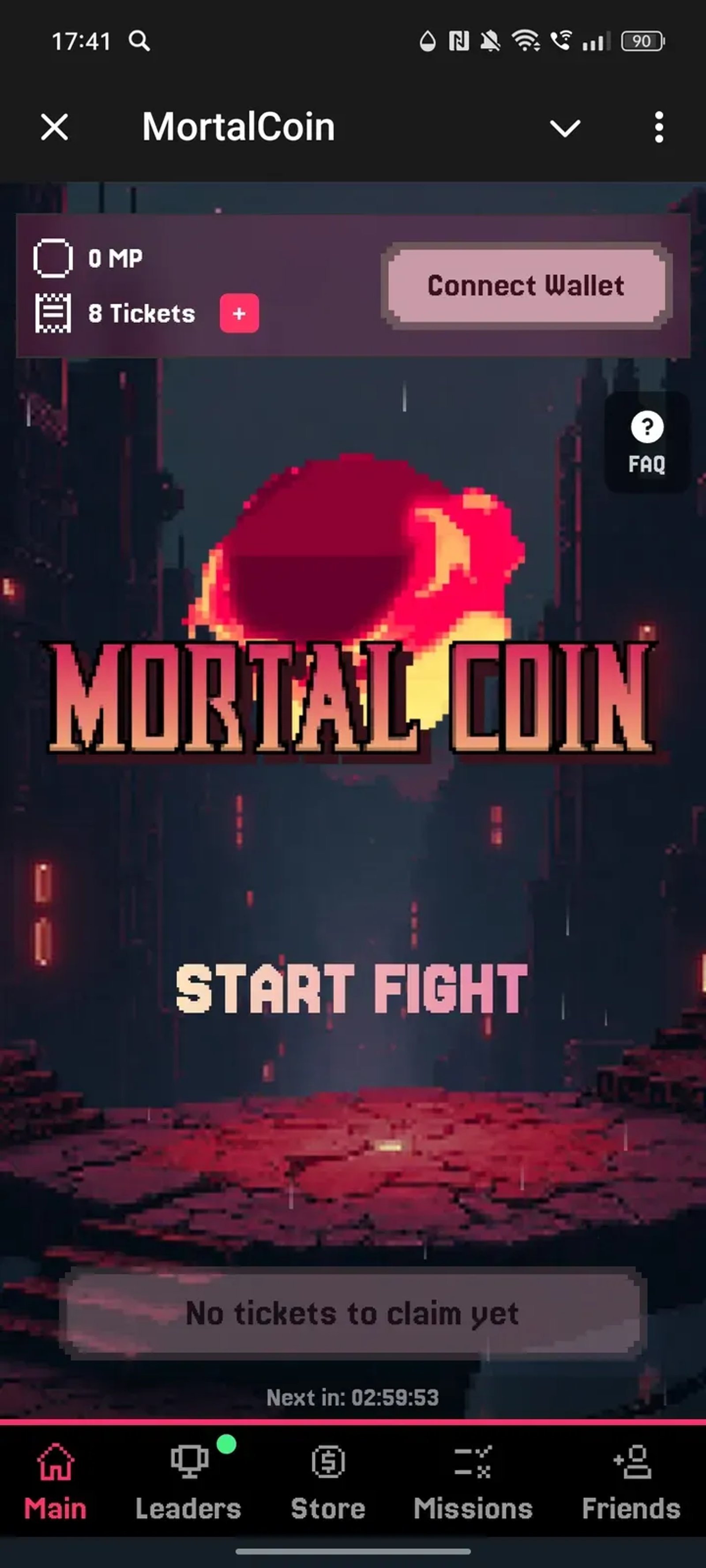 MortalCoin в Телеграм — скриншот 1
