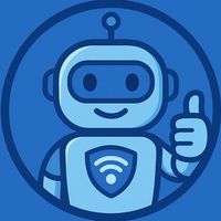 Robot VPN Telegram Logo Robot VPN Telegram Logo