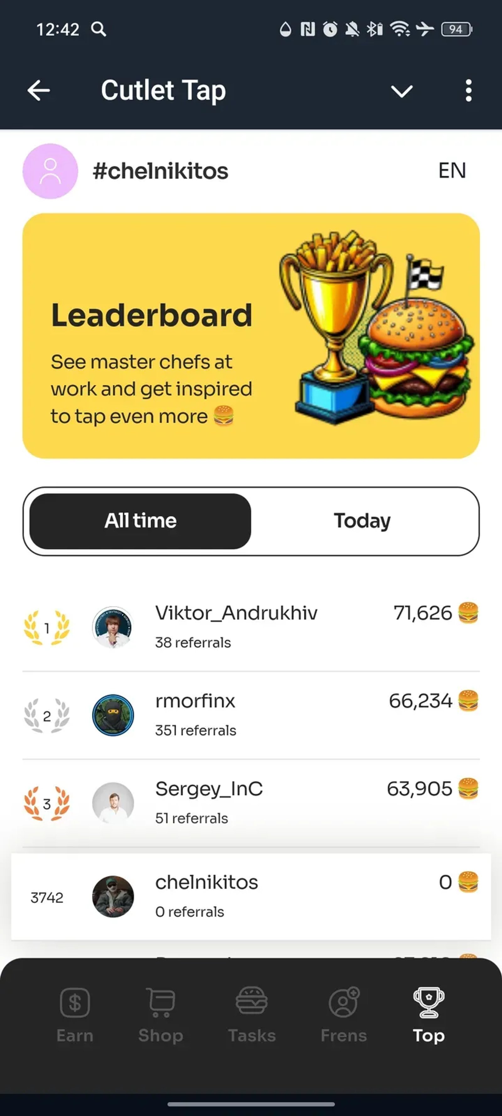 Cutlet Tap Telegram Screenshot 5