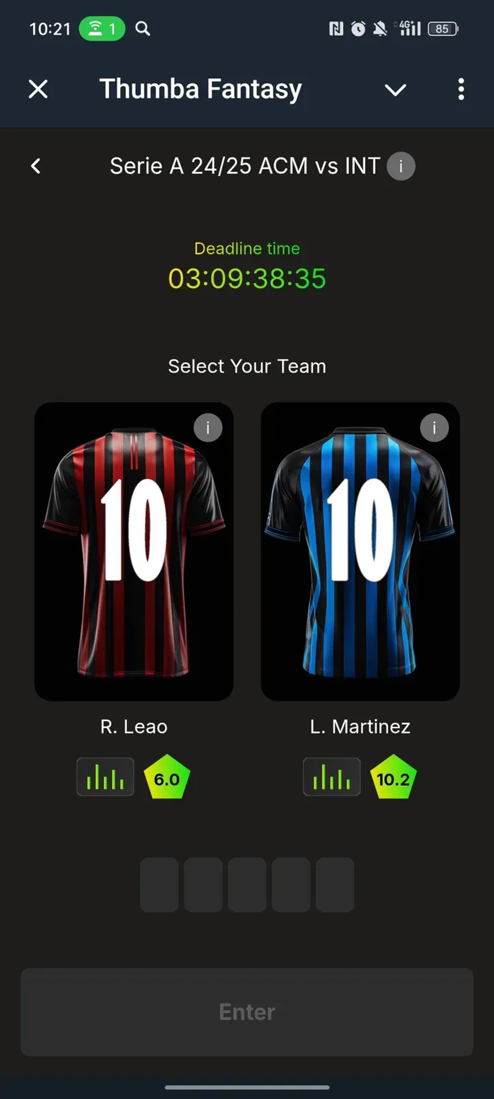 Thumba Fantasy в Телеграм — скриншот 3