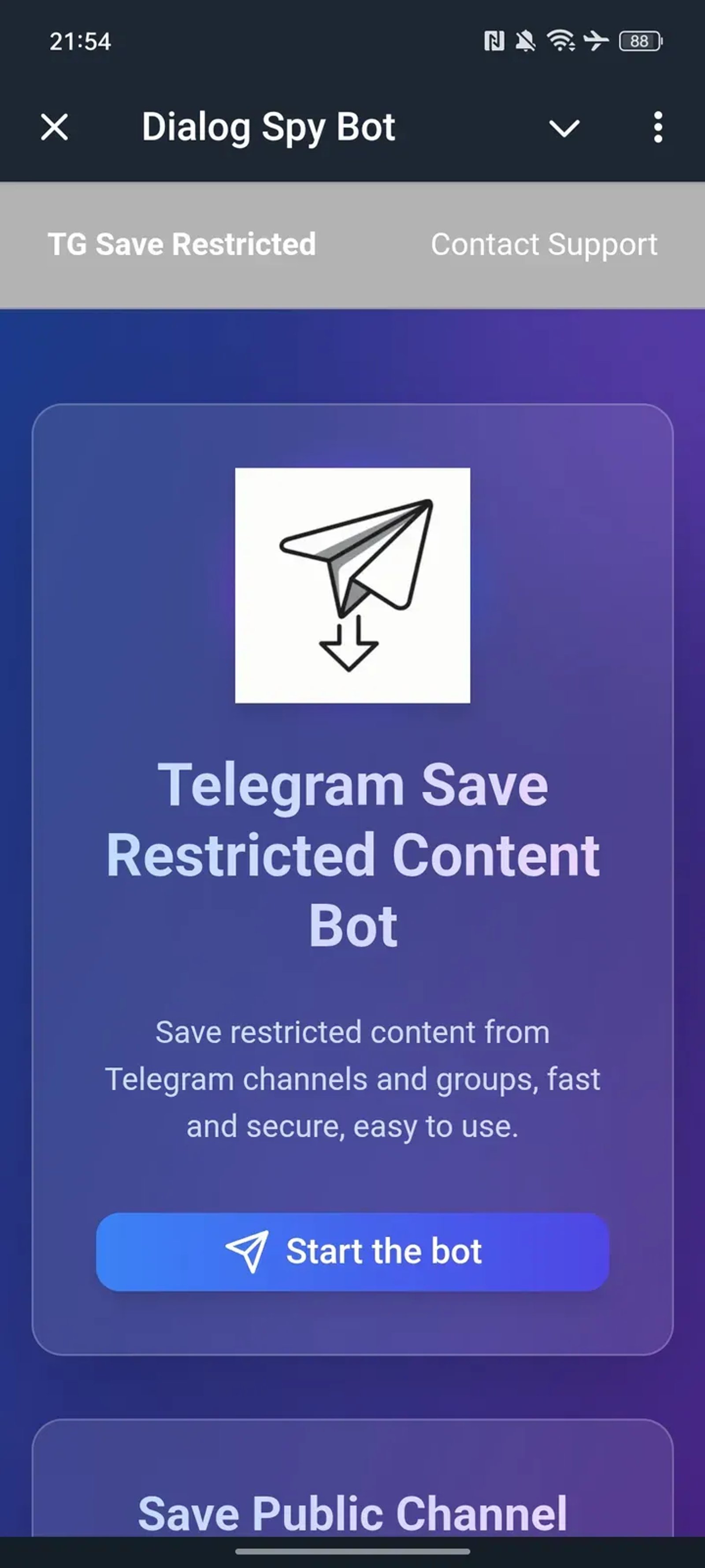 Dialog Spy Bot Telegram Screenshot 3