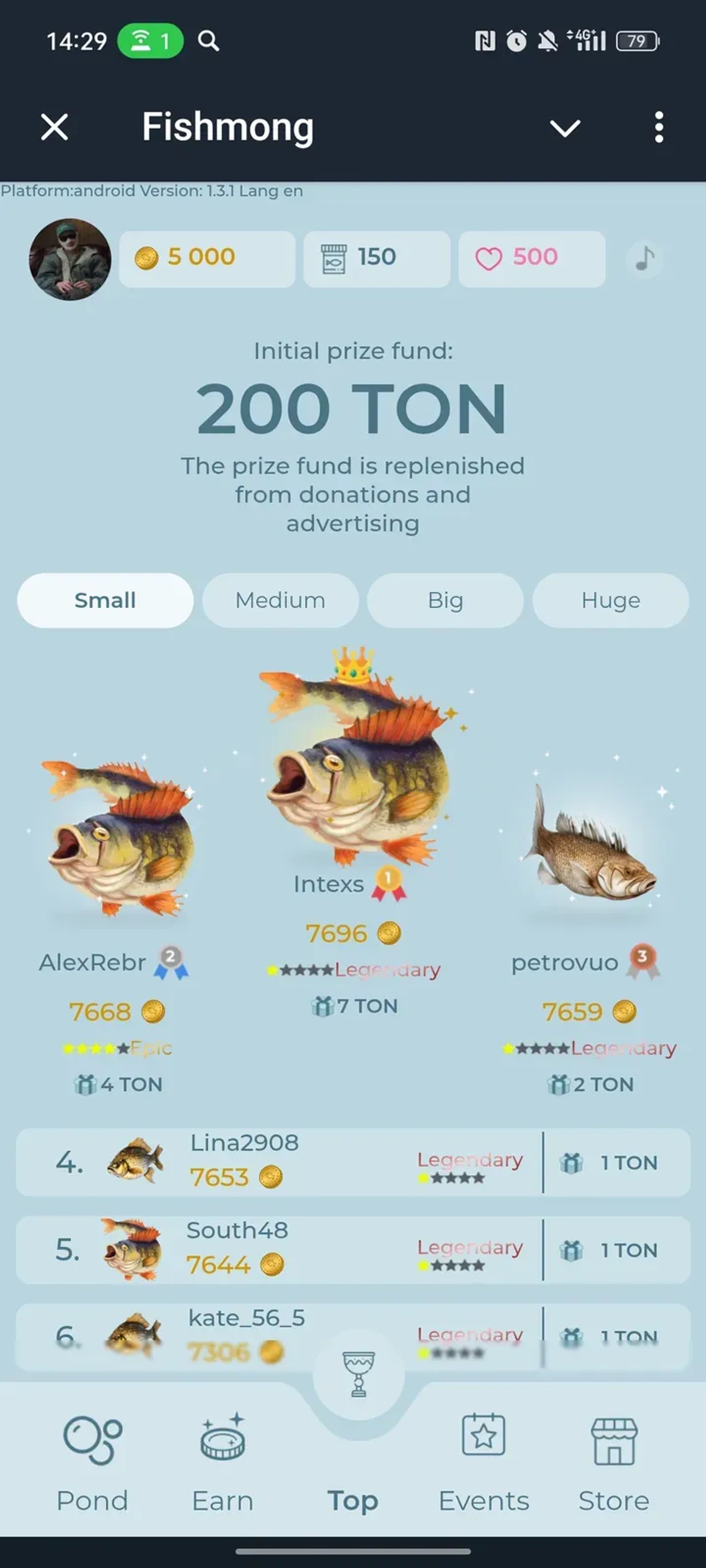 Fishmong в Телеграм — скриншот 3