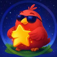Stars Birds Logo Telegram