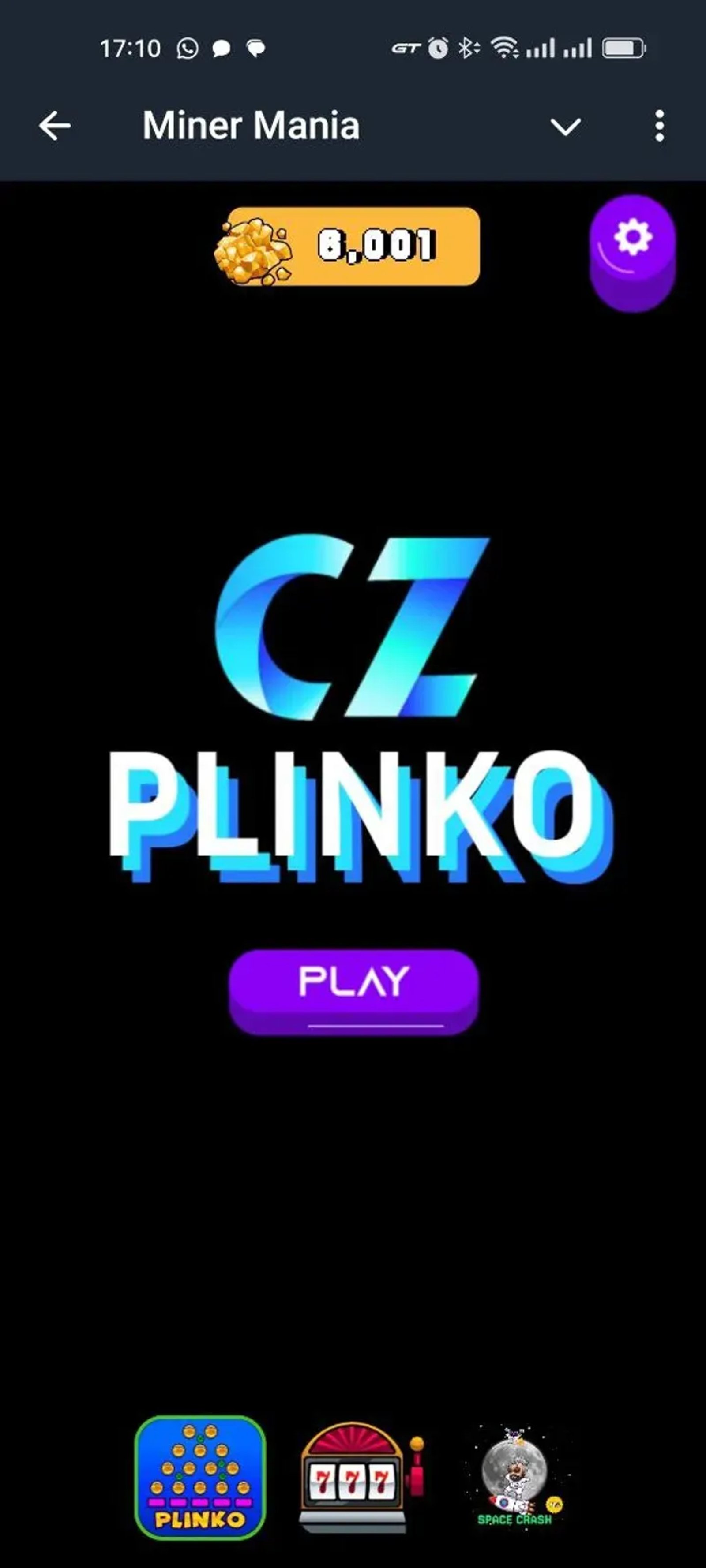 Miner Mania в Телеграм — скриншот 1