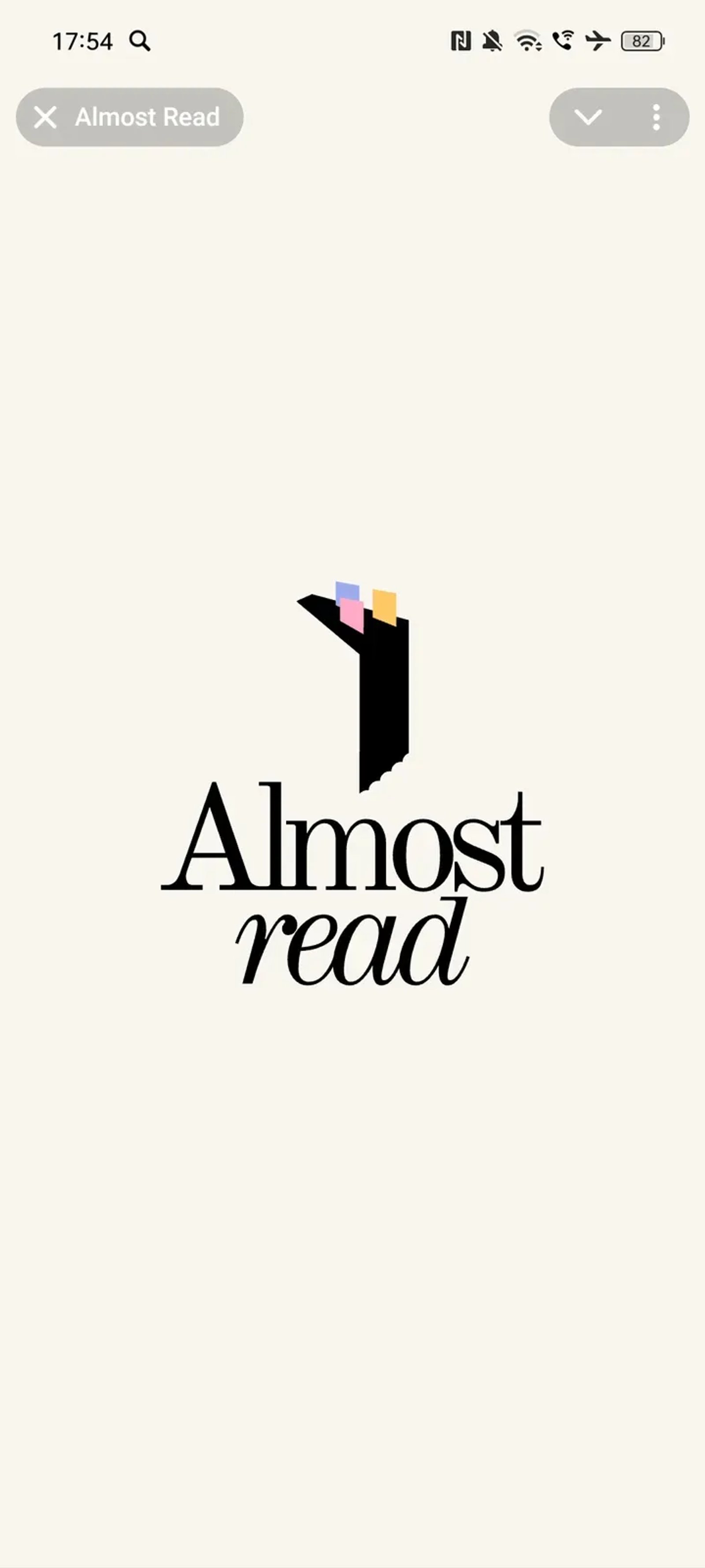 Almost Read в Телеграм — скриншот 1