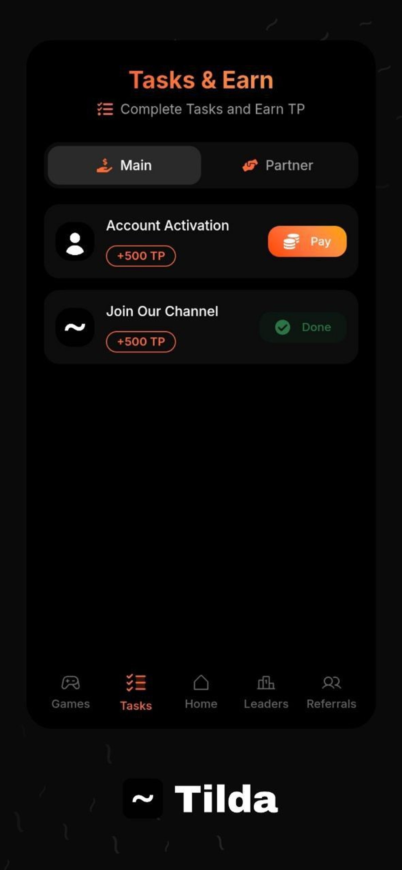 Tilda Telegram Screenshot 2