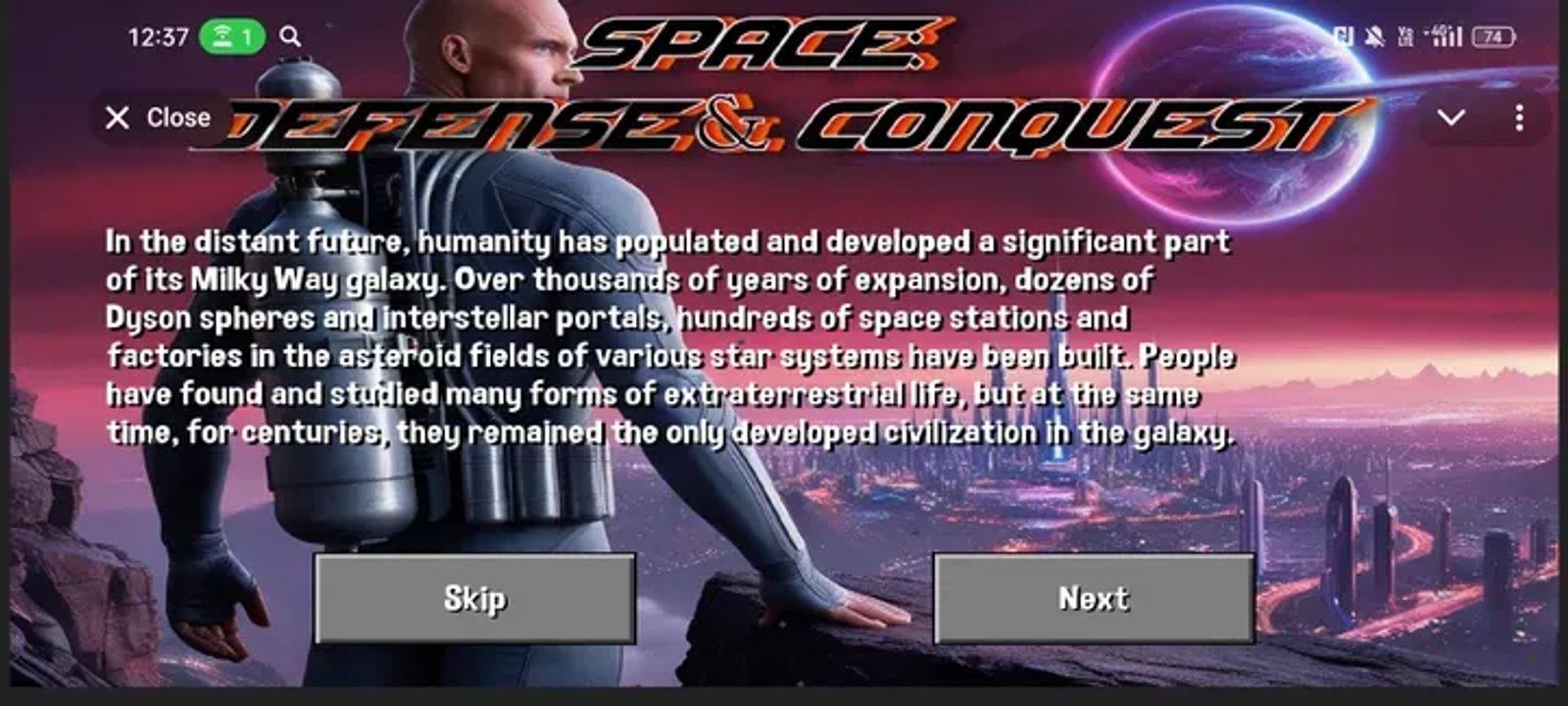Space: Defense & Conquest в Телеграм — скриншот 1