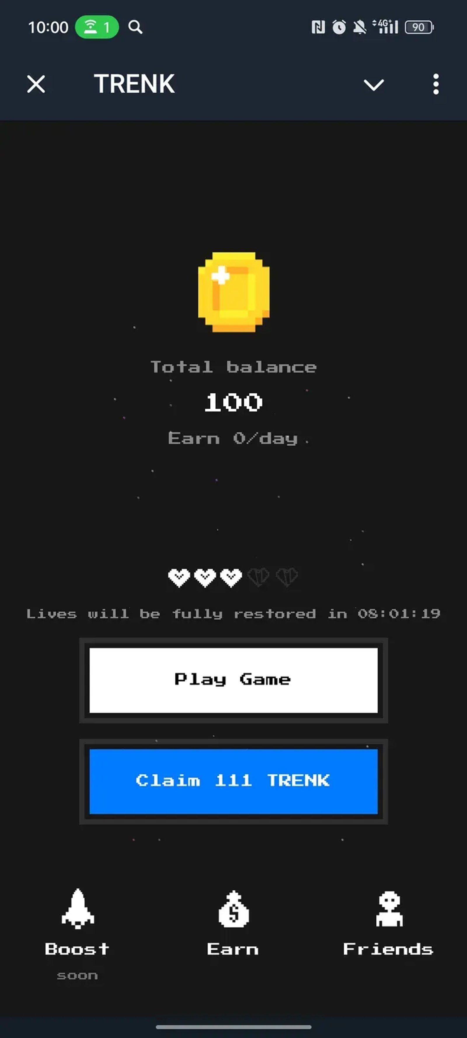 TRENK Telegram Screenshot 1