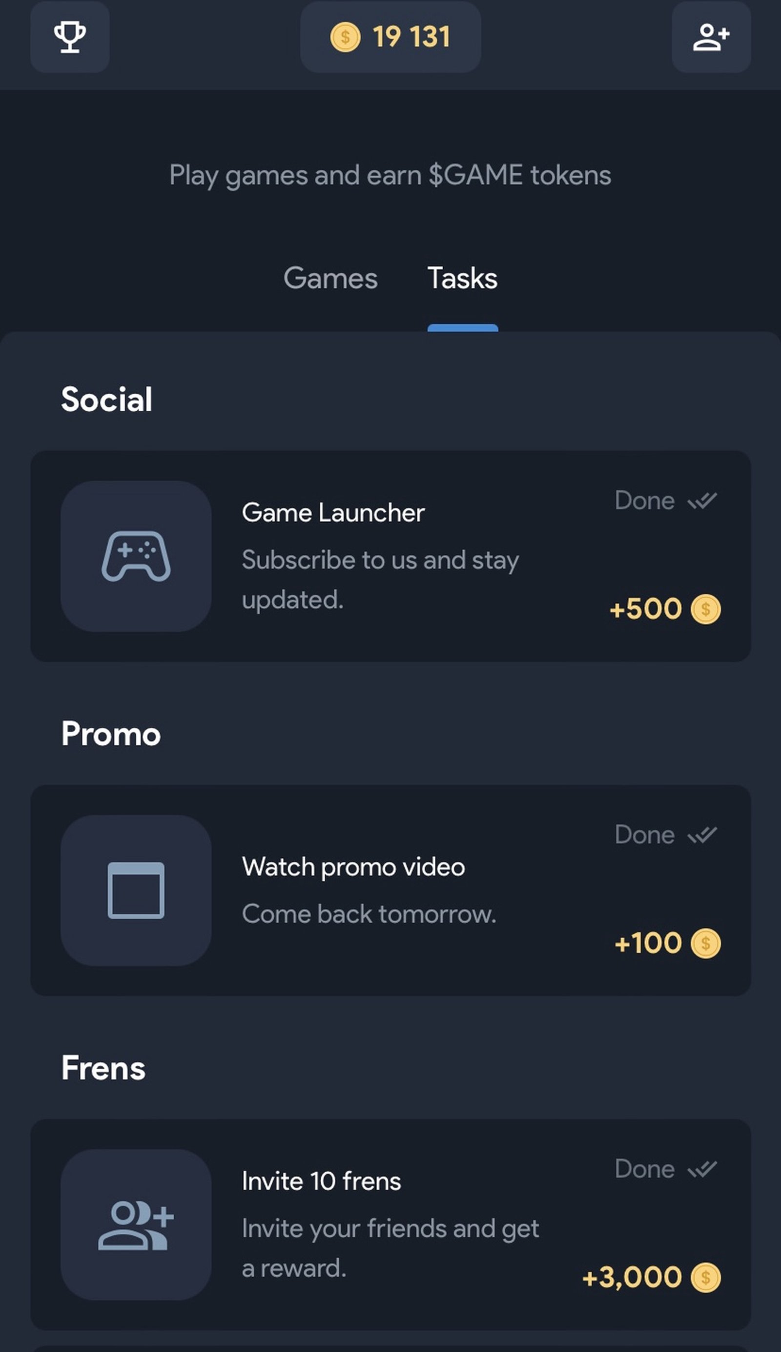 Game Launcher 🎮 в Телеграм — скриншот 2