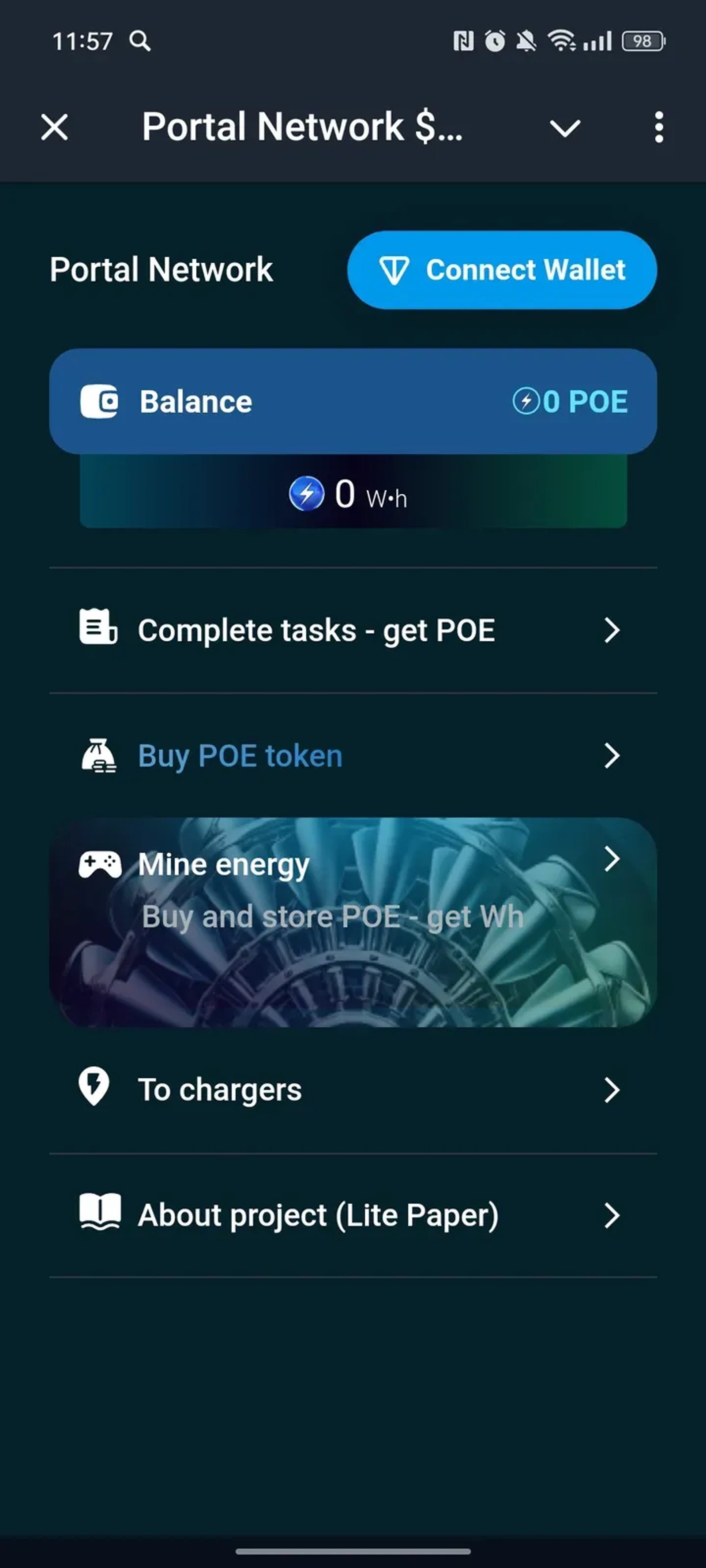Portal Network $POE bot в Телеграм — скриншот 1