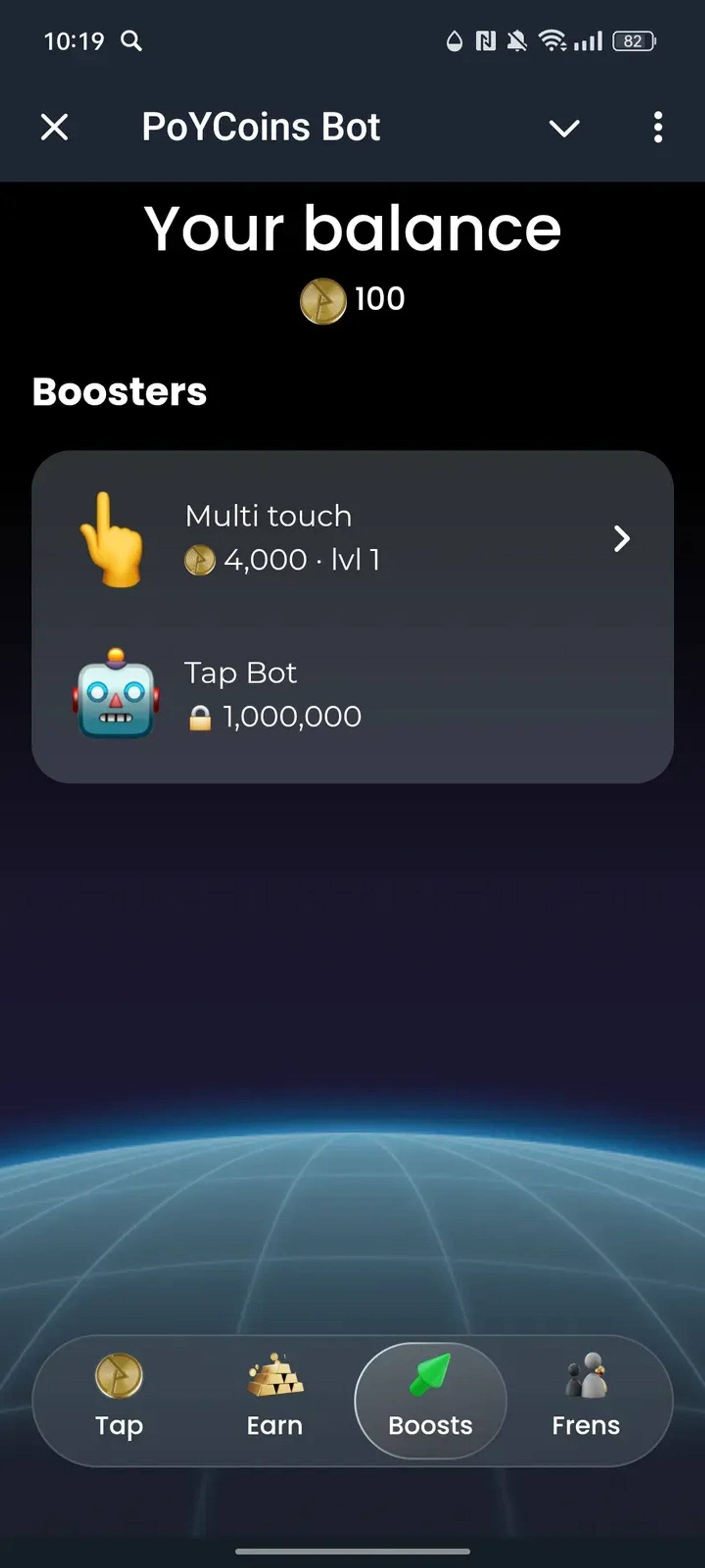 PoYCoins Bot в Телеграм — скриншот 3