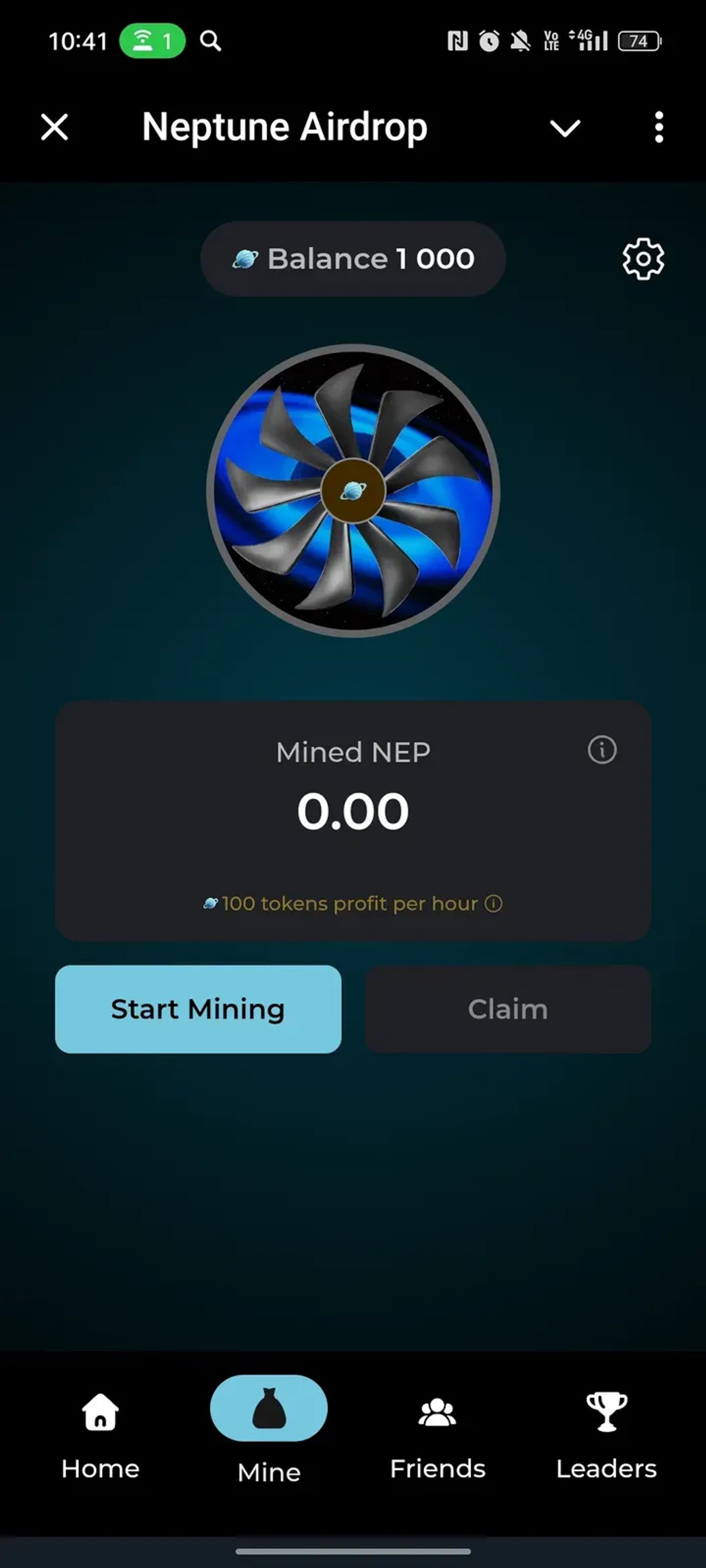 Neptune Airdrop в Телеграм — скриншот 2