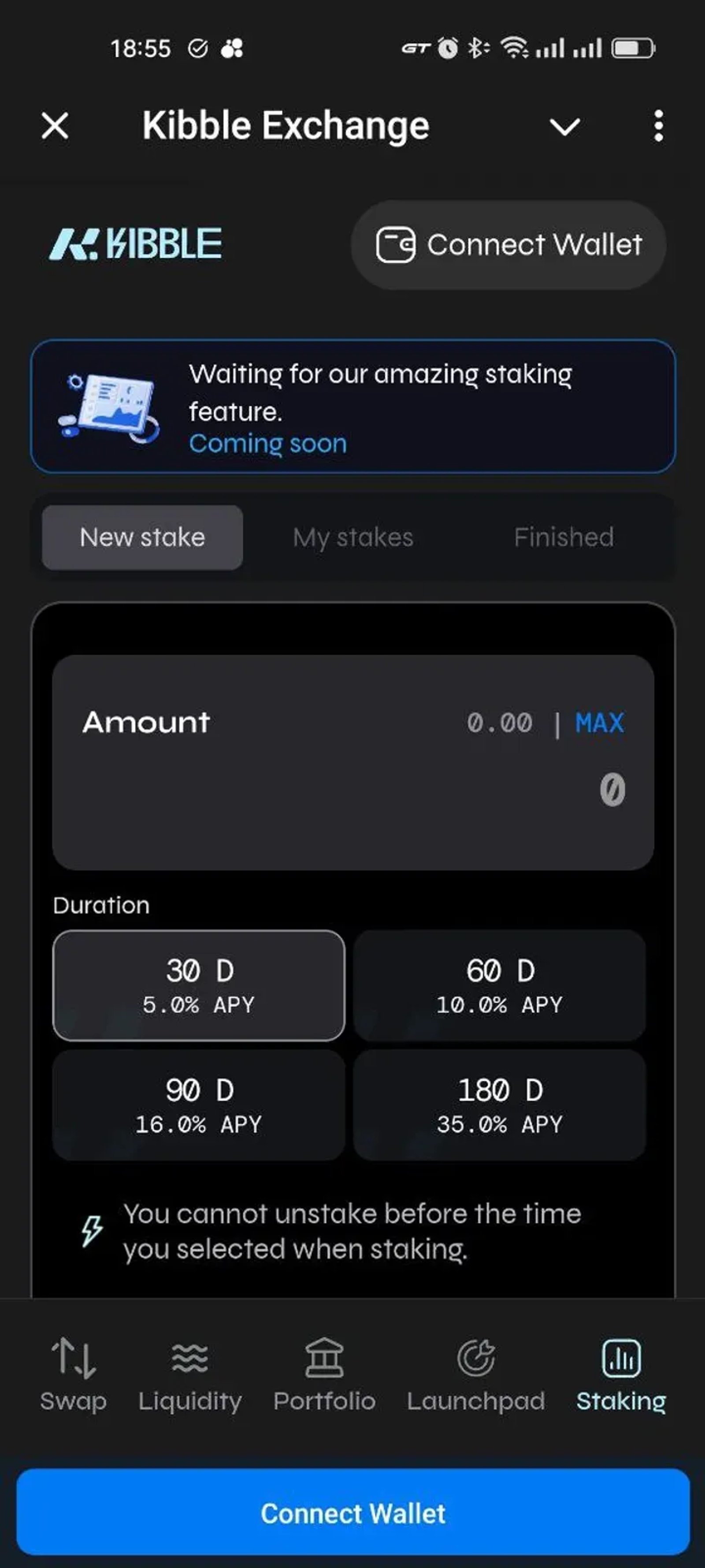 Kibble Exchange в Телеграм — скриншот 4