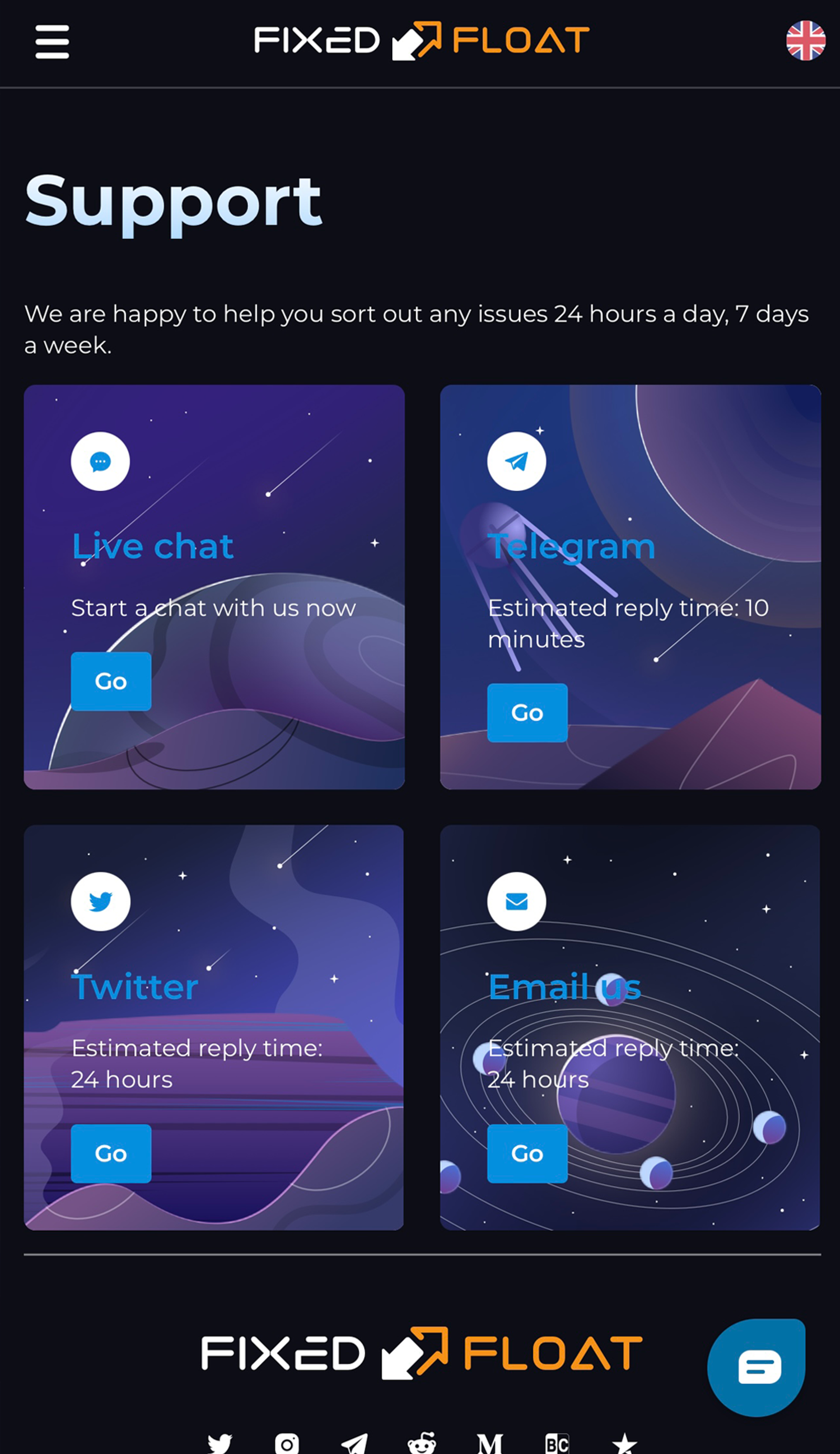 FixedFloat Telegram Screenshot 5