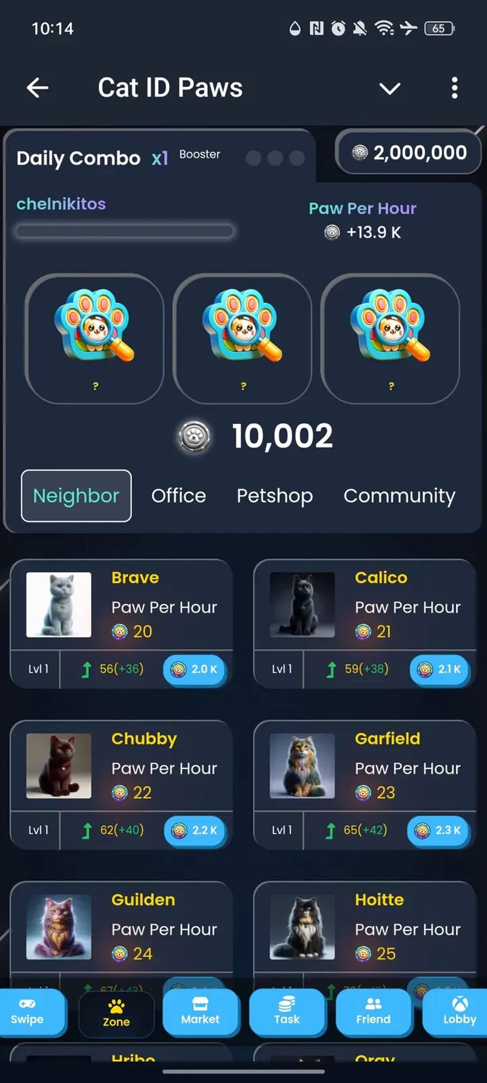 Catid Paws Telegram Screenshot 2