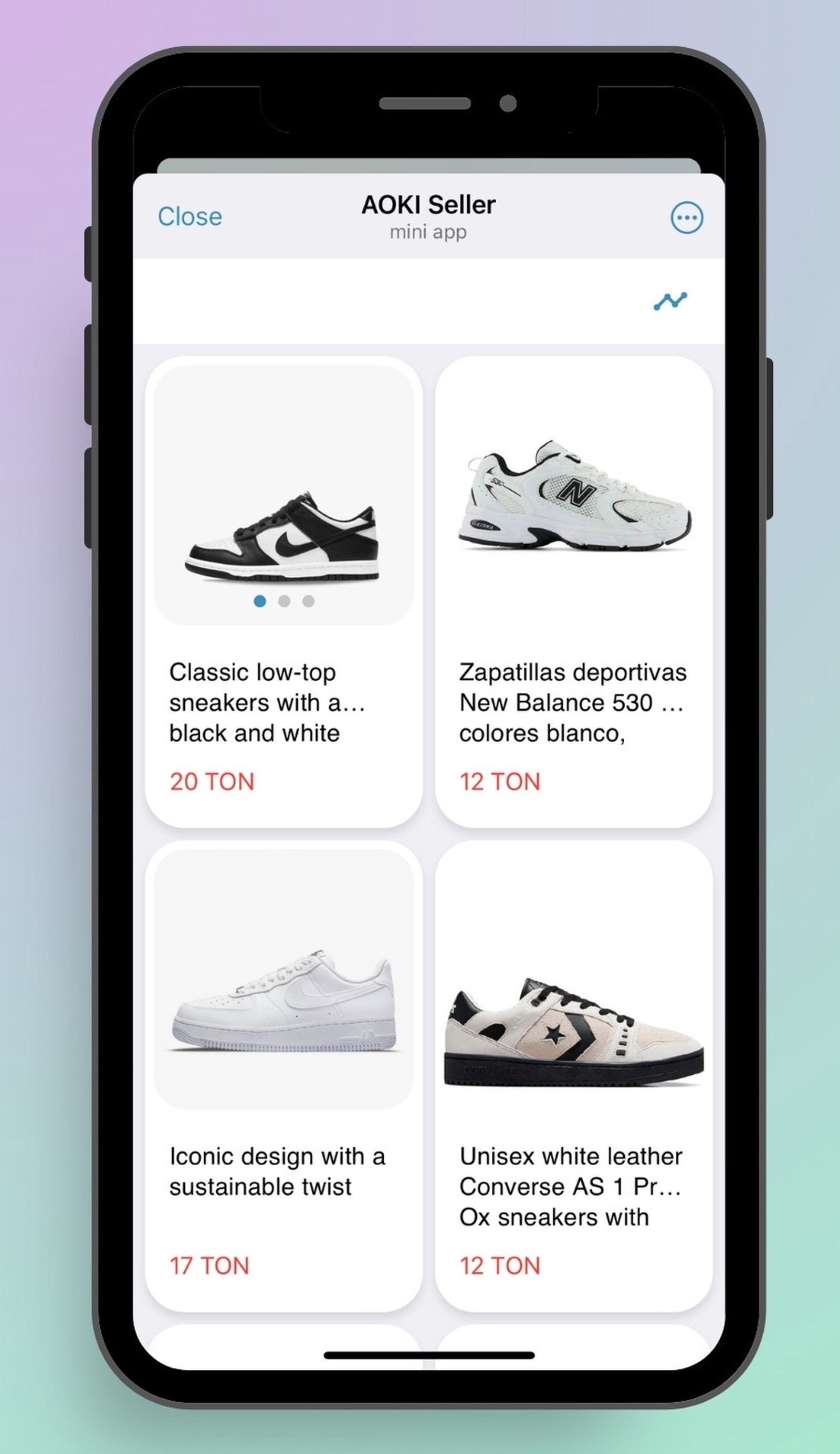 AOKI Seller в Телеграм — скриншот 2