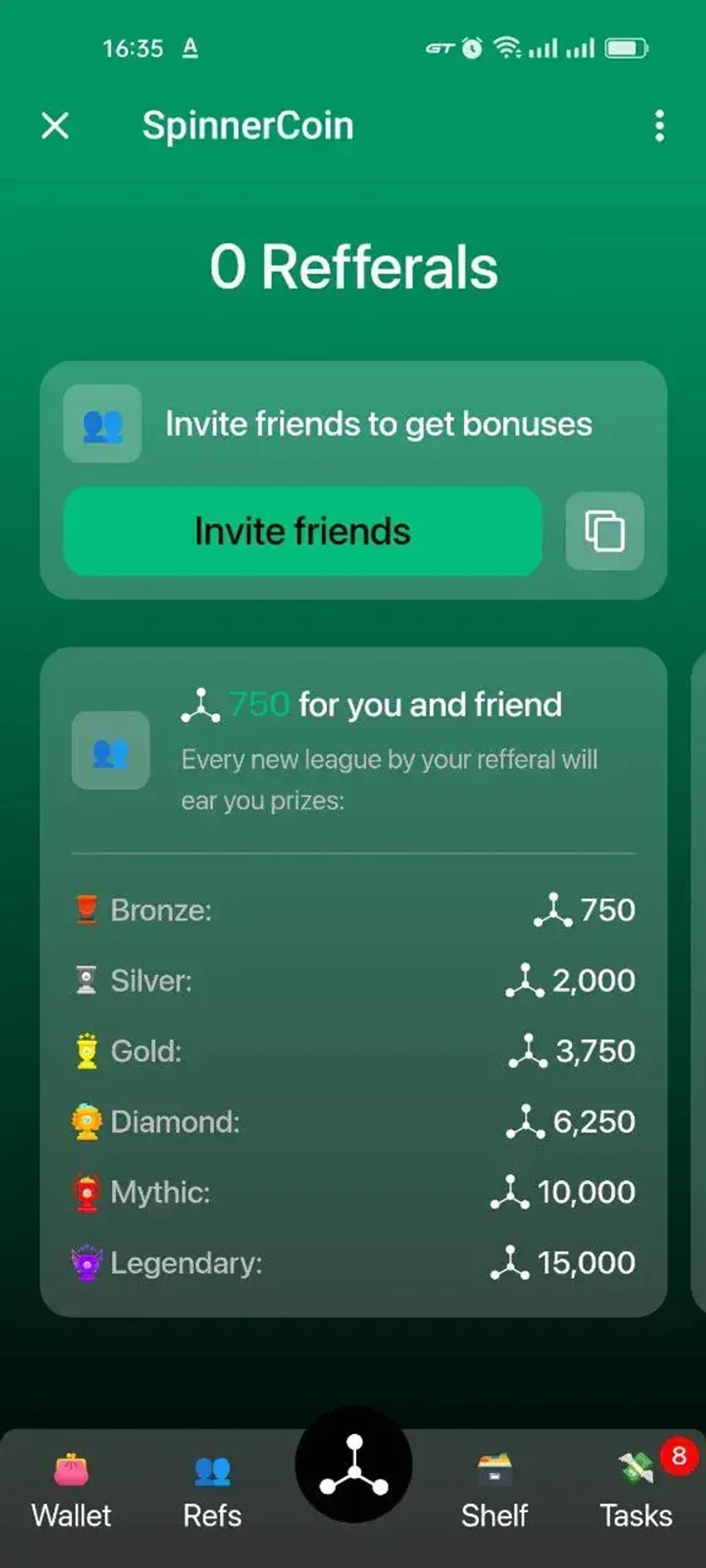 SpinnerCoin в Телеграм — скриншот 3